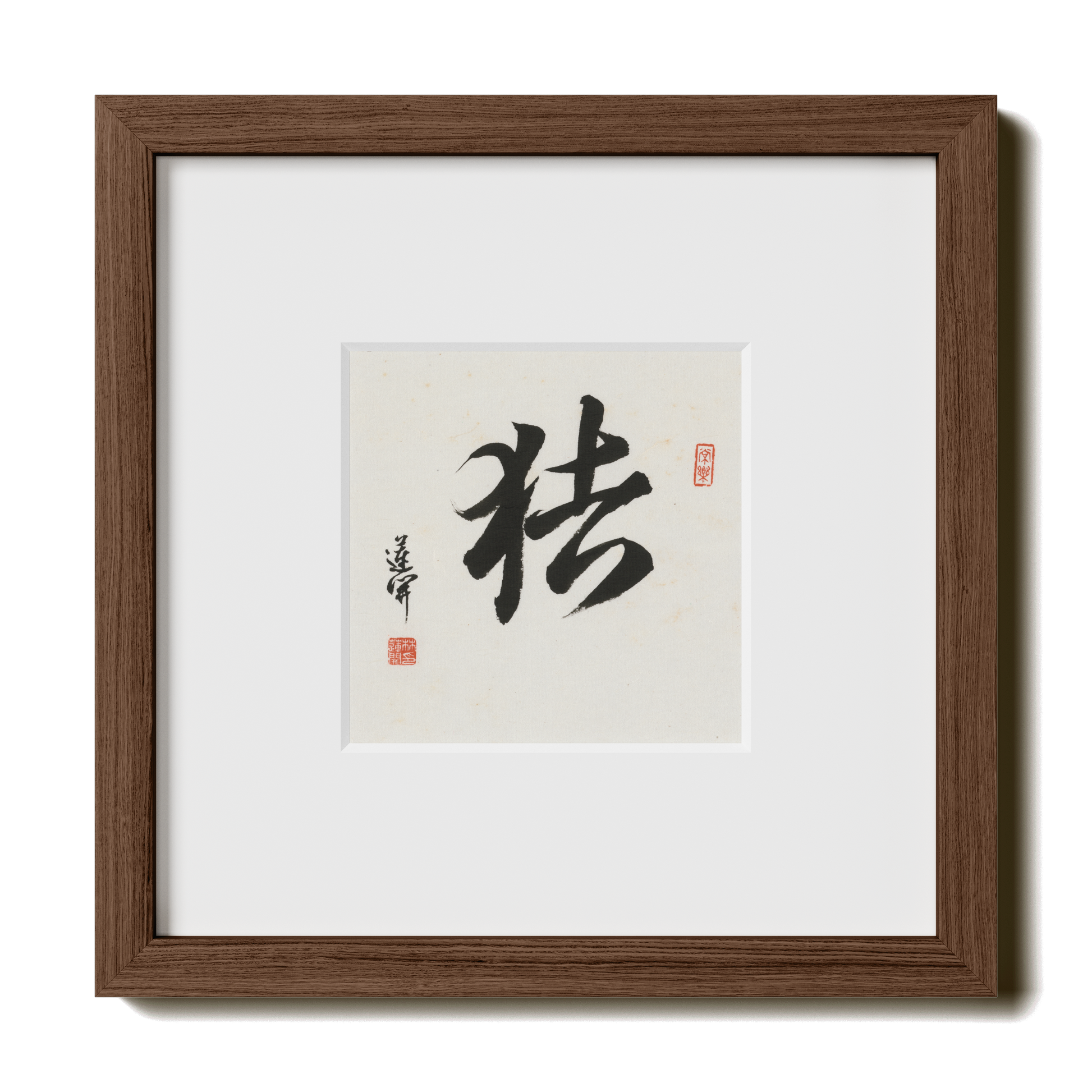 Thumbnail Label: 10X10" Walnut Premium Oak | Gallery Source: Transparent