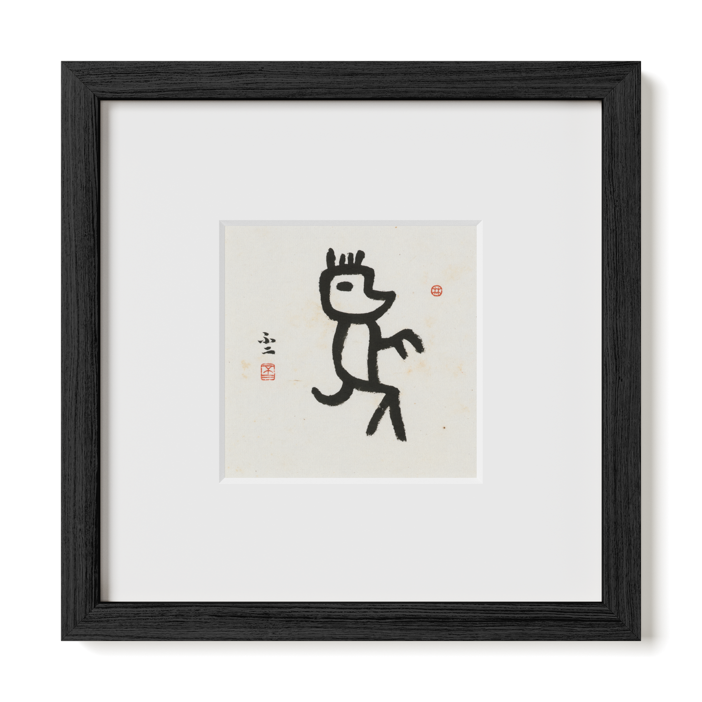Thumbnail Label: 10X10" Black Premium Oak | Gallery Source: Transparent