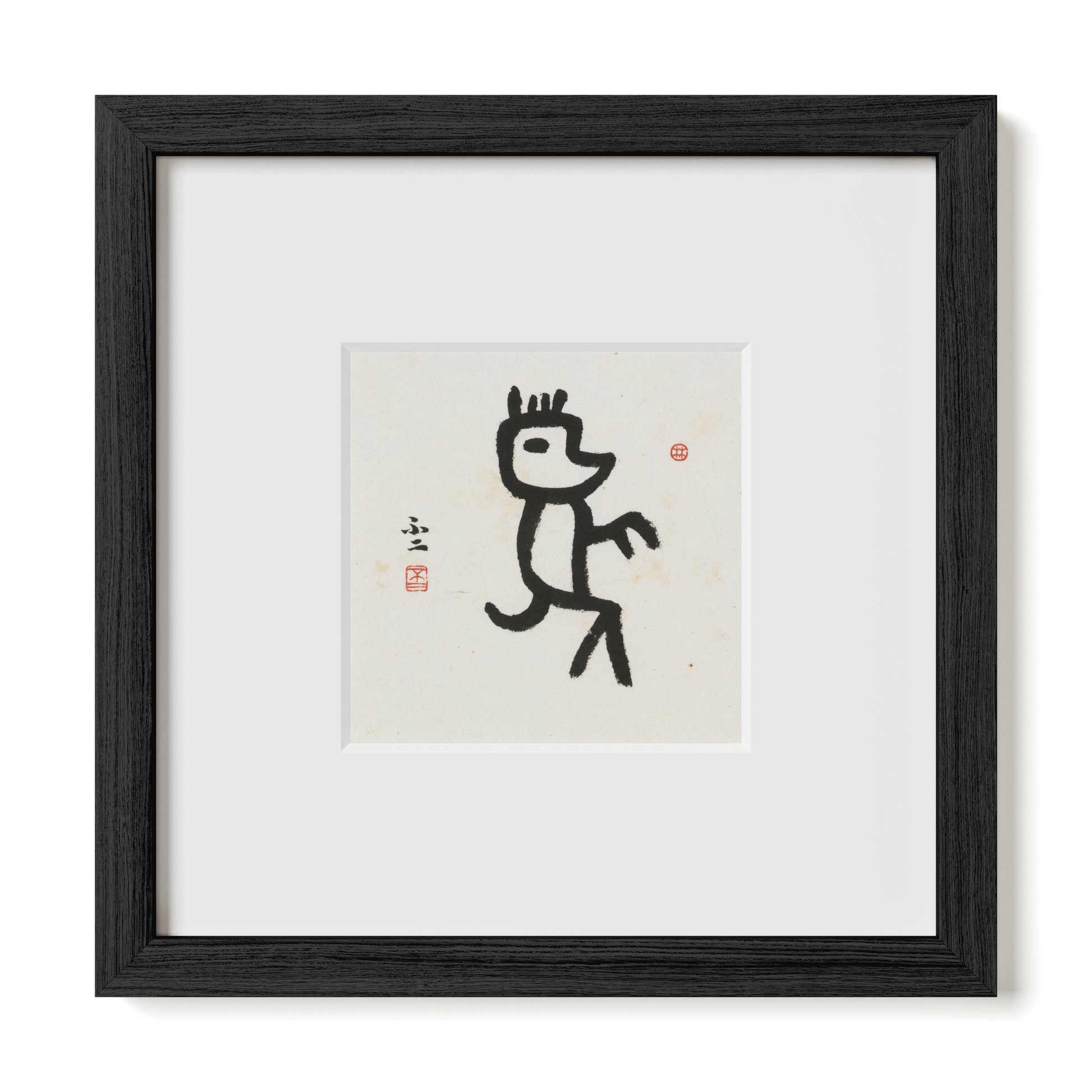 Thumbnail Label: 10X10" Black Premium Oak | Gallery Source: Transparent