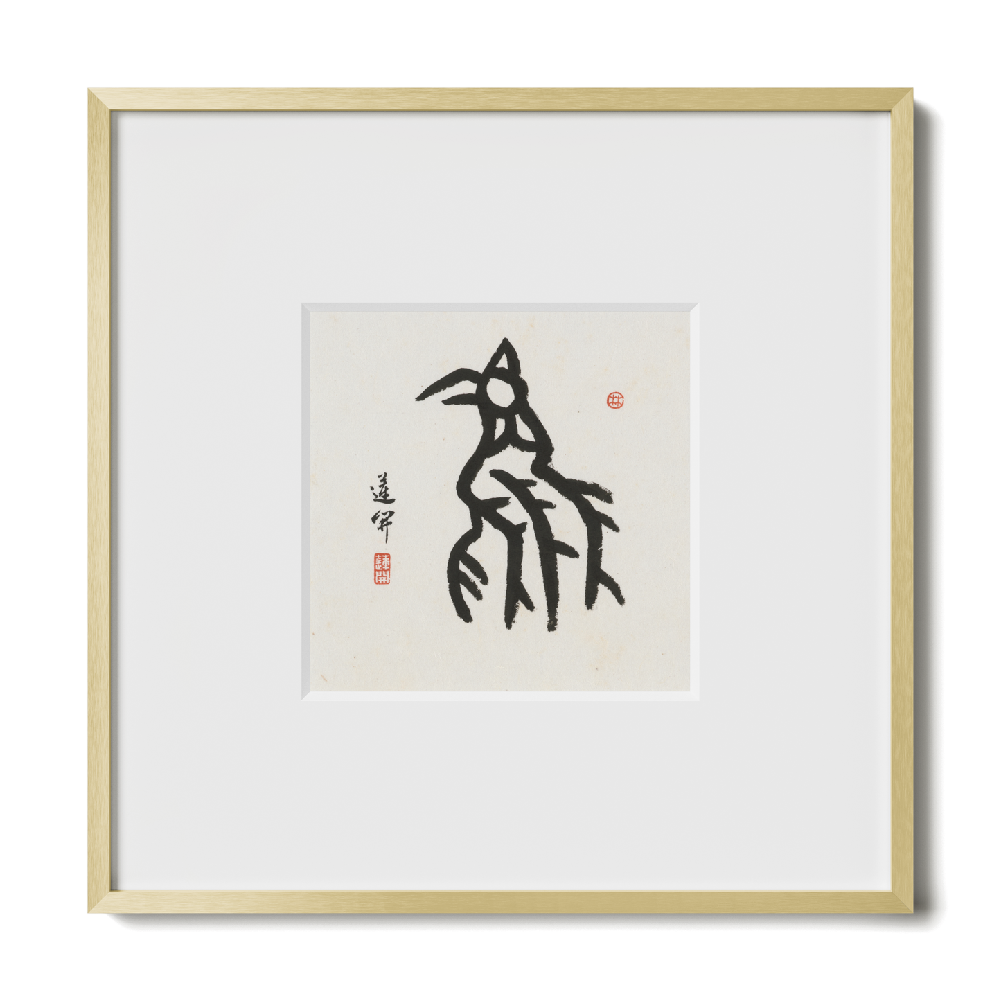 Thumbnail Label: 10X10" Gold Premium Metal | Gallery Source: Transparent
