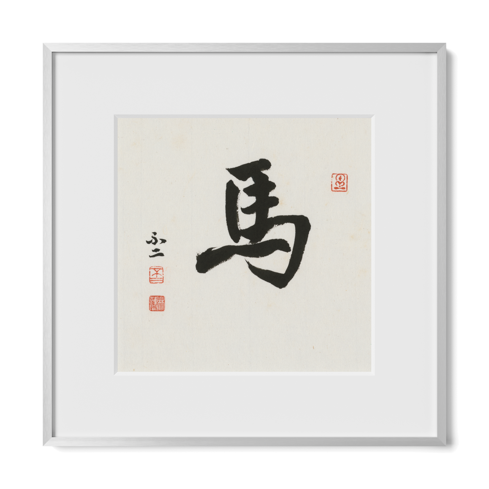 Thumbnail Label: 12X12" Silver Premium Metal | Gallery Source: Transparent
