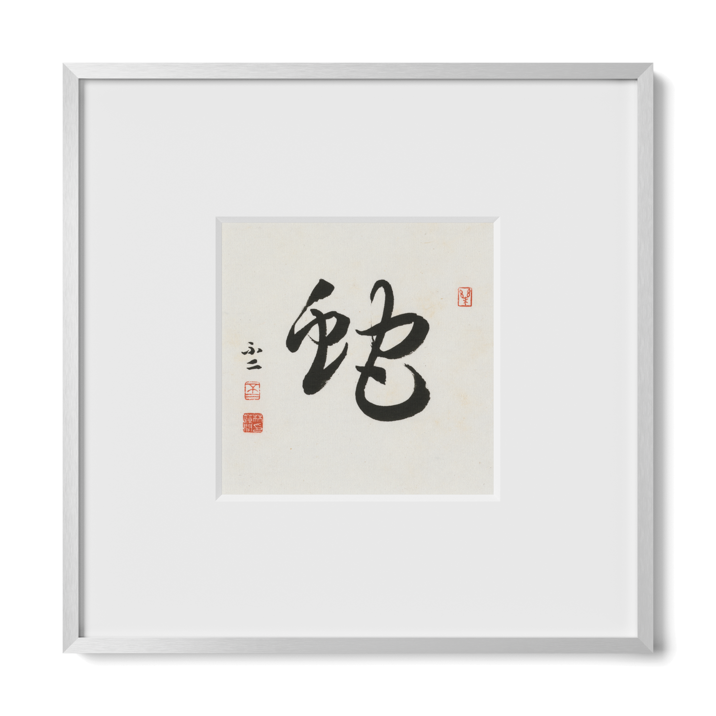 Thumbnail Label: 10X10" Silver Premium Metal | Gallery Source: Transparent