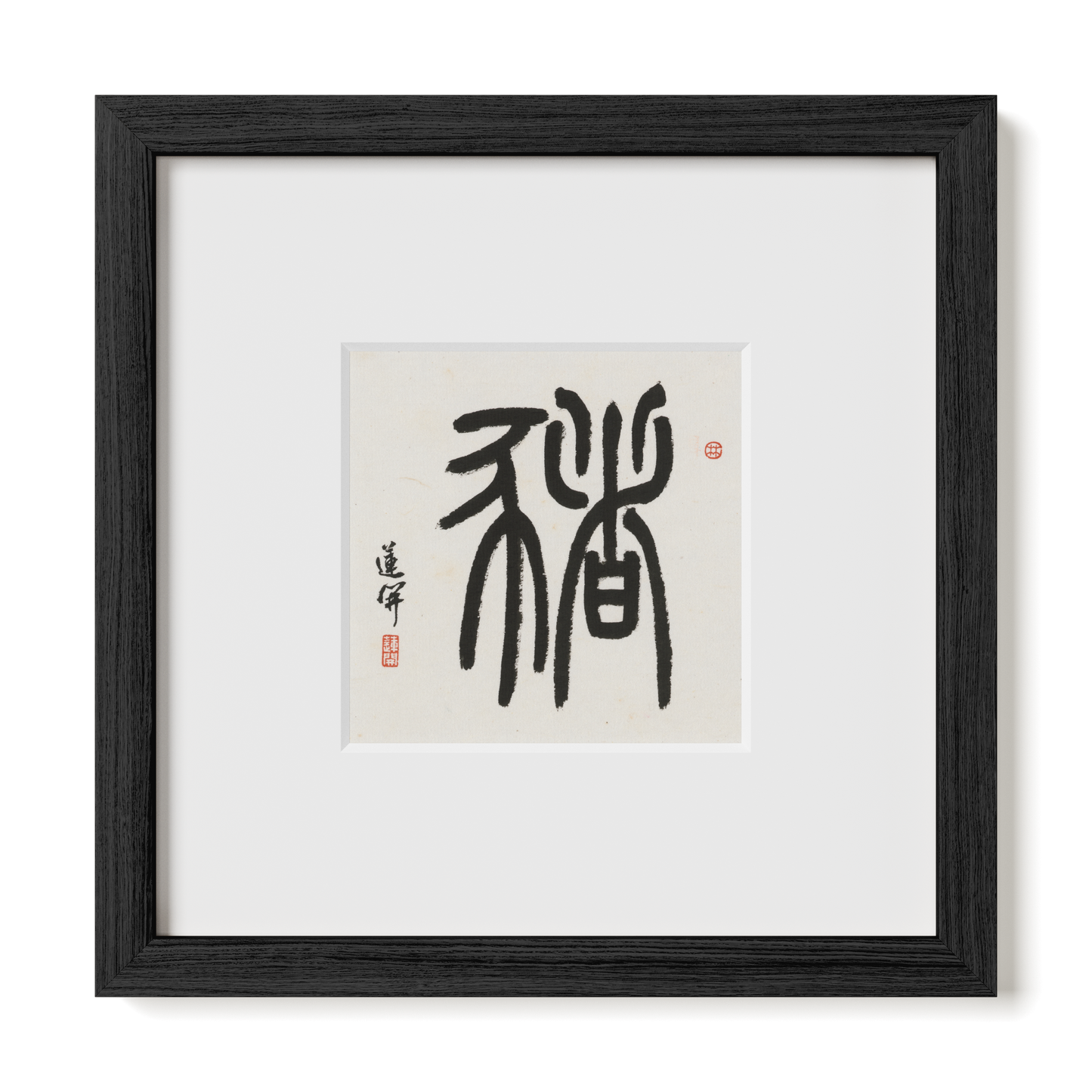 Thumbnail Label: 10X10" Black Premium Oak | Gallery Source: Transparent