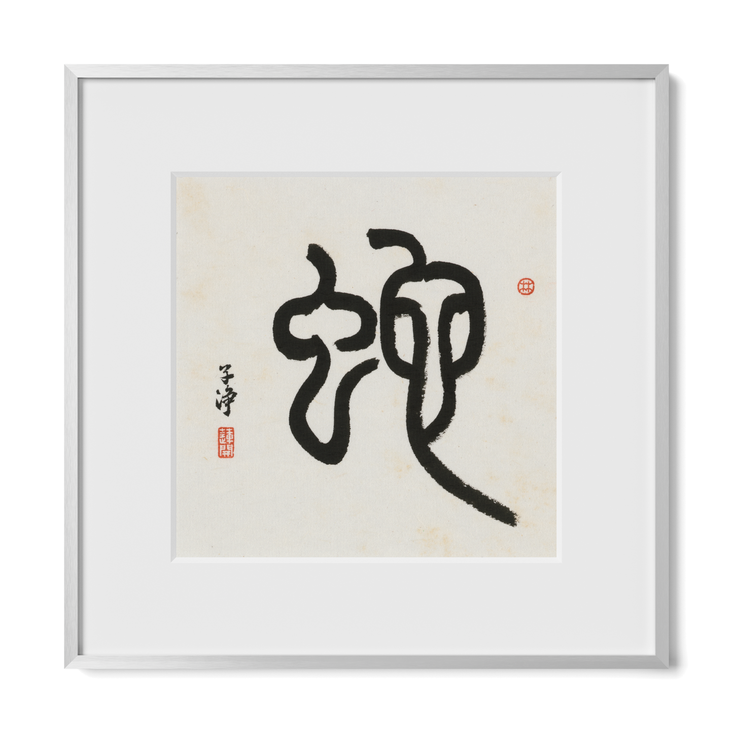 Thumbnail Label: 12X12" Silver Premium Metal | Gallery Source: Transparent