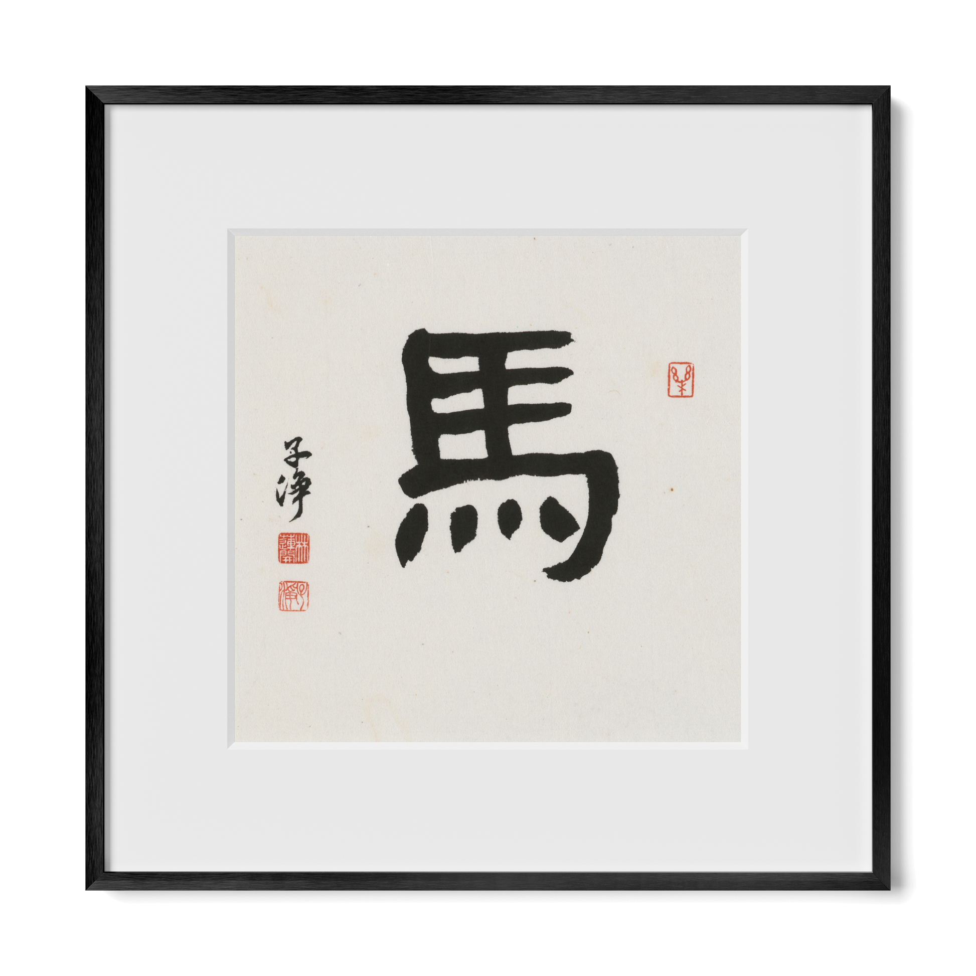Thumbnail Label: 12X12" Black Premium Metal | Gallery Source: Transparent