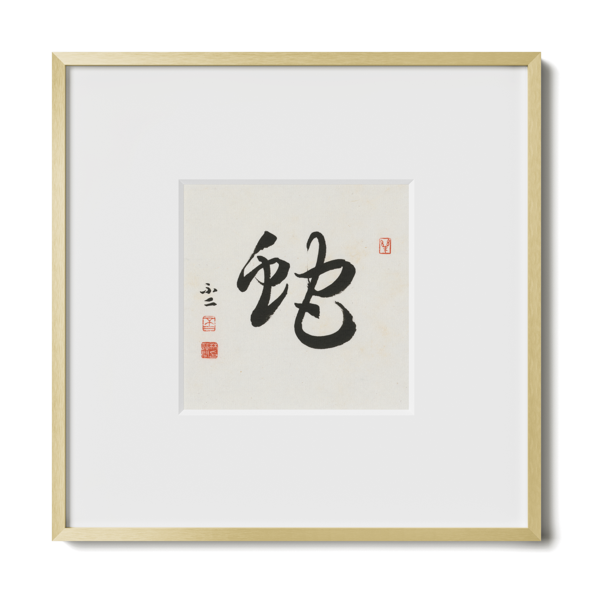 Thumbnail Label: 10X10" Gold Premium Metal | Gallery Source: Transparent