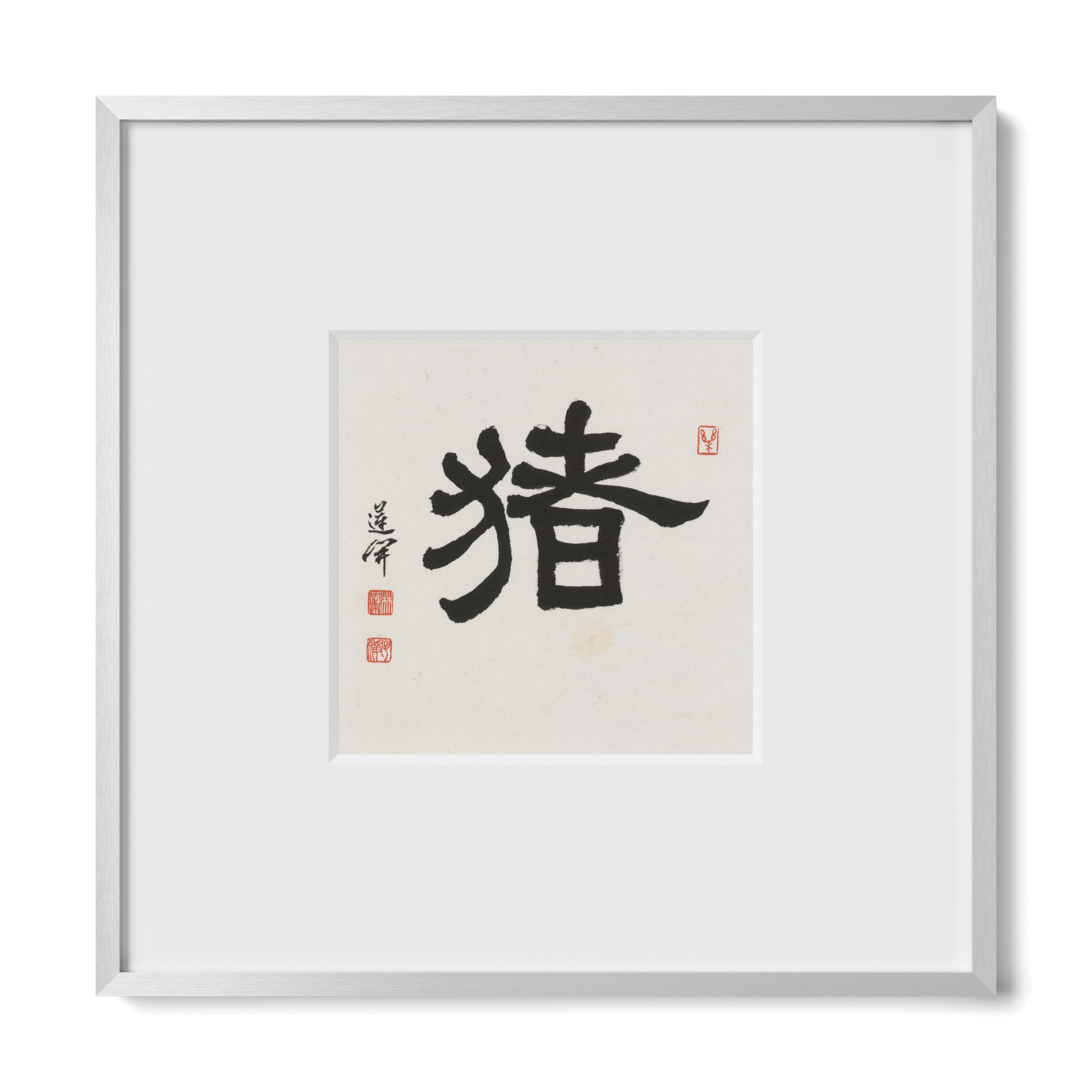 Thumbnail Label: 10X10" Silver Premium Metal | Gallery Source: Transparent