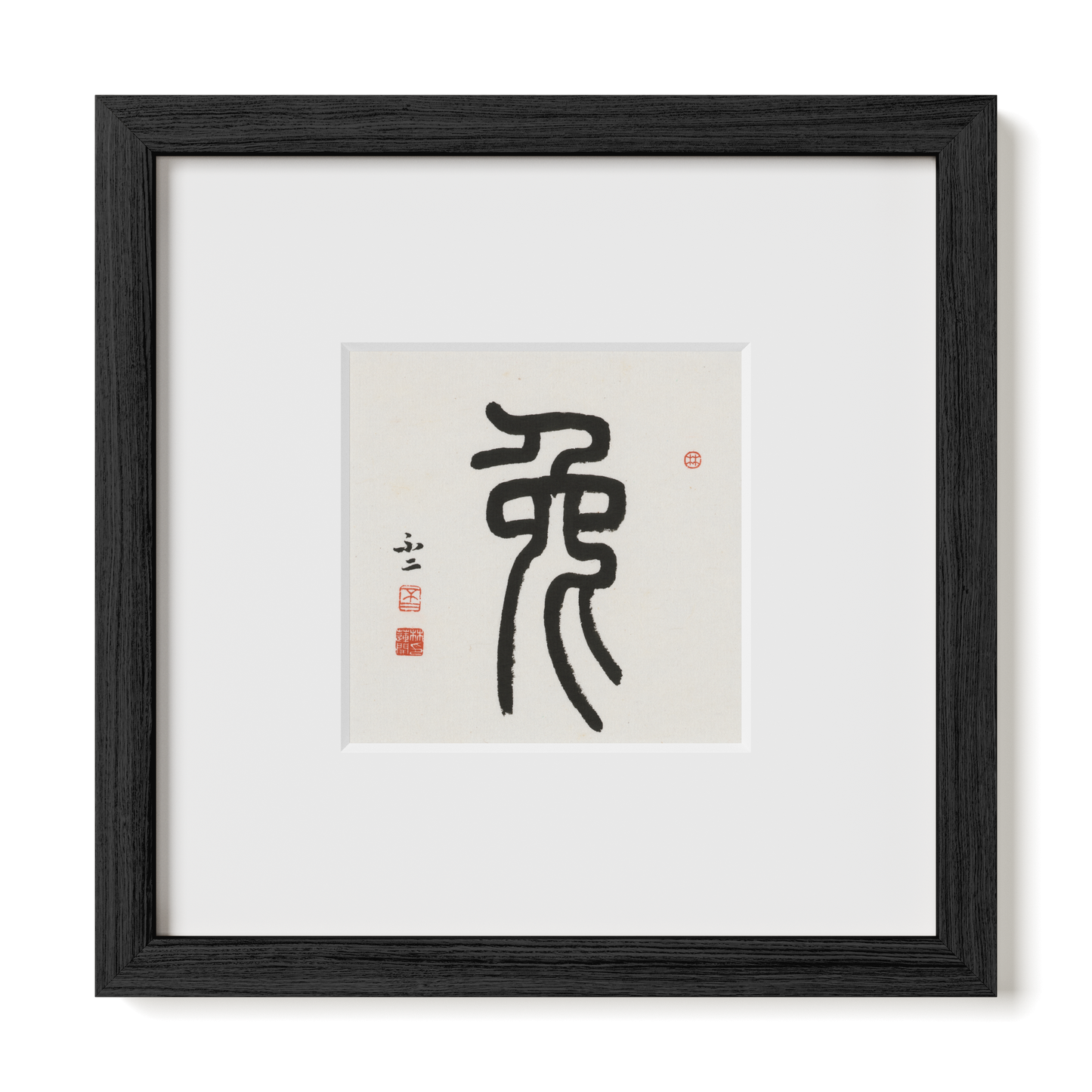 Thumbnail Label: 10X10" Black Premium Oak | Gallery Source: Transparent
