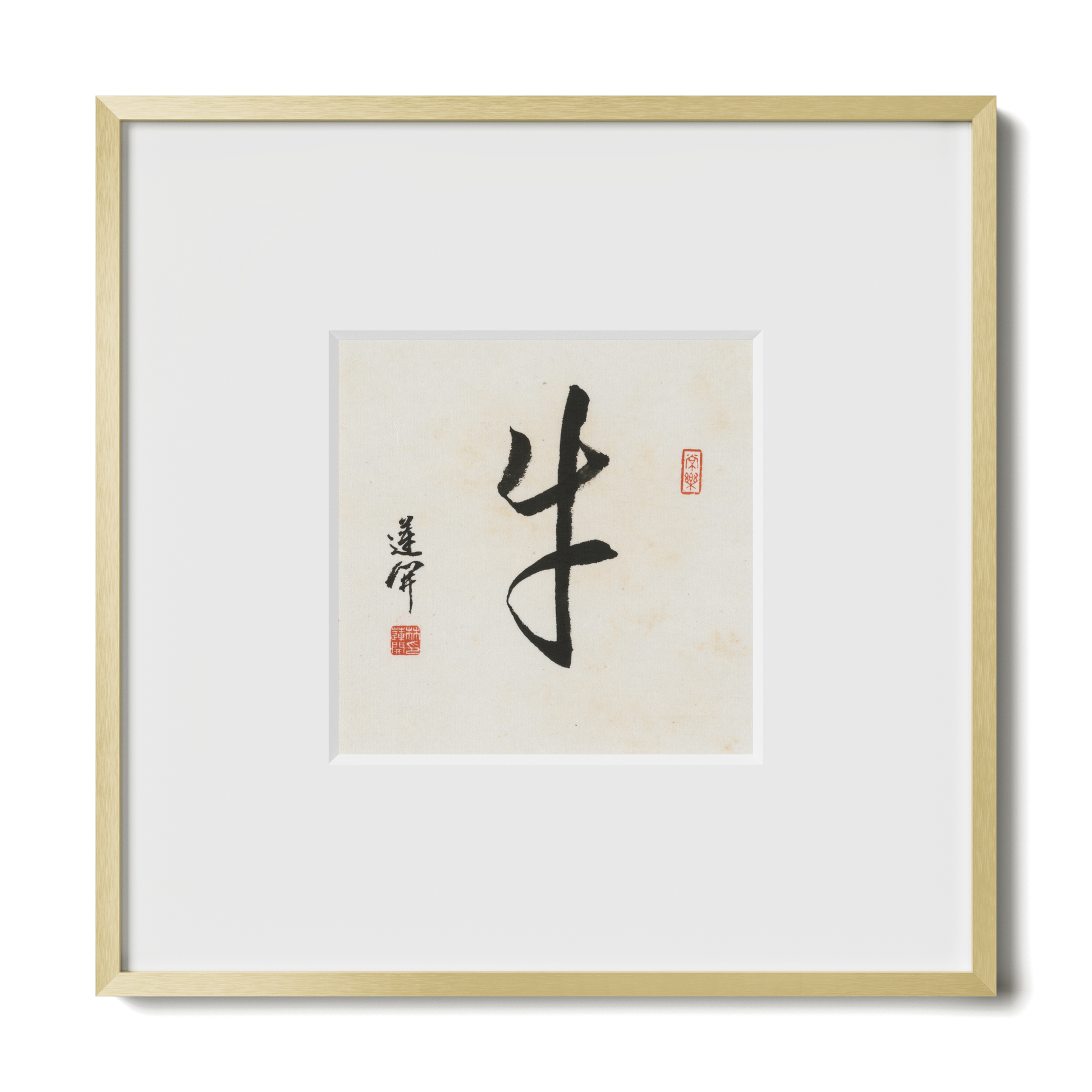 Thumbnail Label: 10X10" Gold Premium Metal | Gallery Source: Transparent