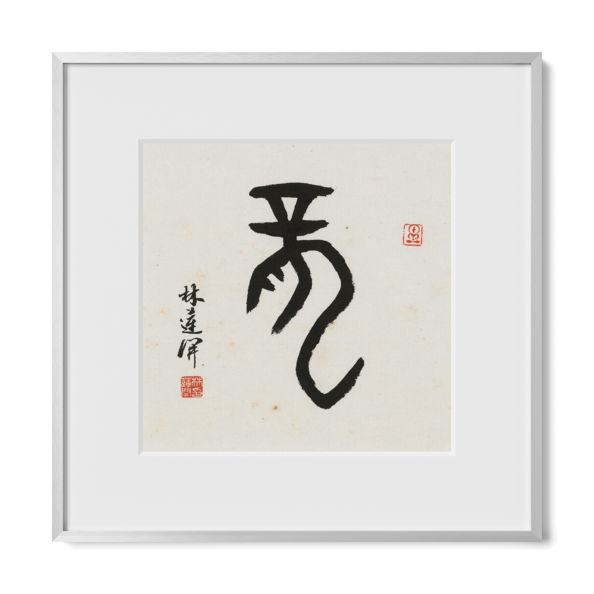 Thumbnail Label: 12X12" Silver Premium Metal | Gallery Source: Transparent