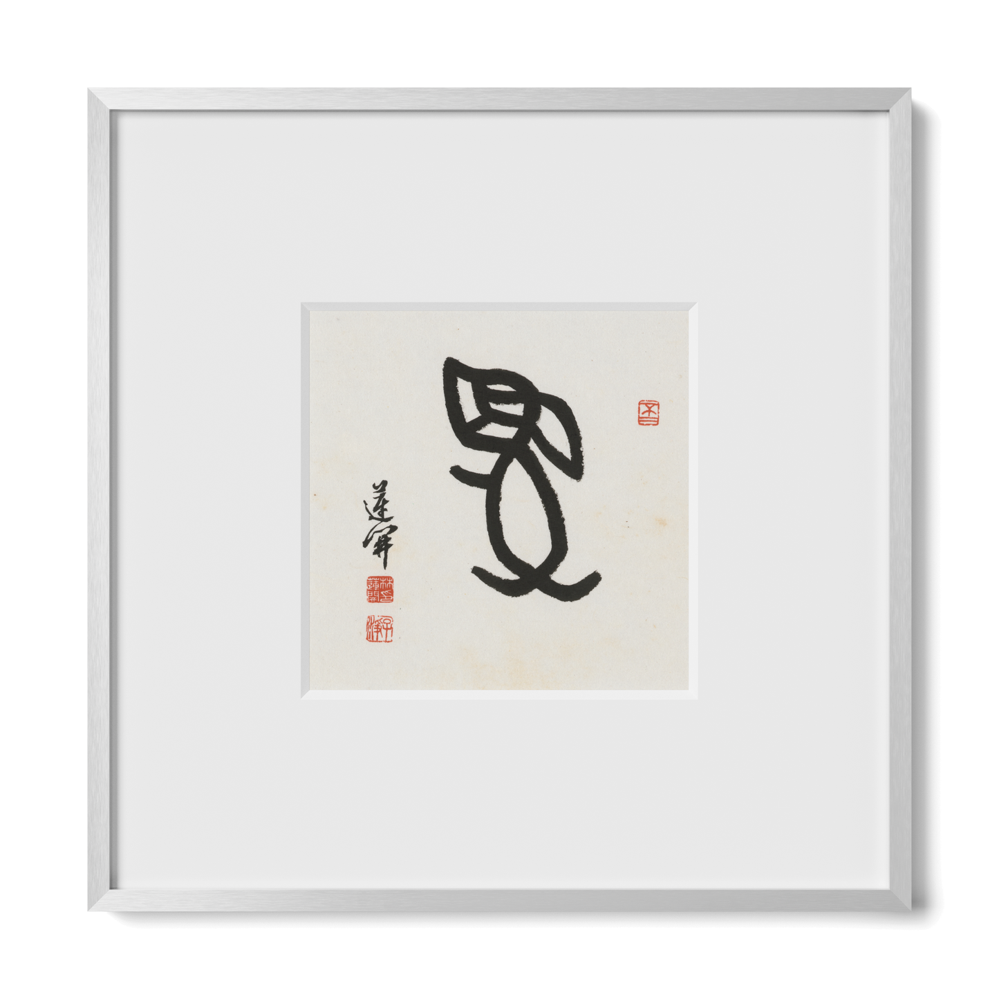 Thumbnail Label: 10X10" Silver Premium Metal | Gallery Source: Transparent