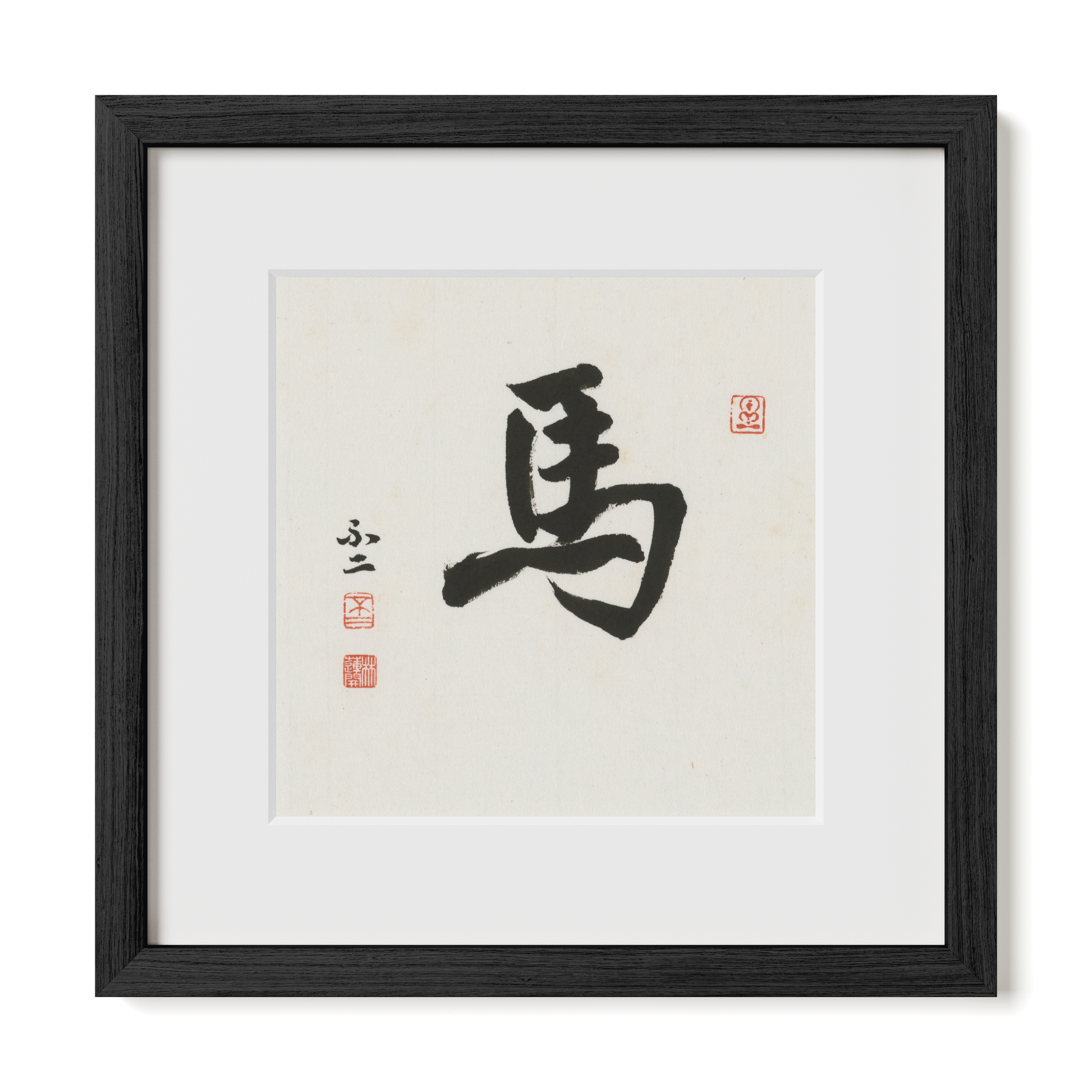 Thumbnail Label: 12X12" Black Premium Oak | Gallery Source: Transparent