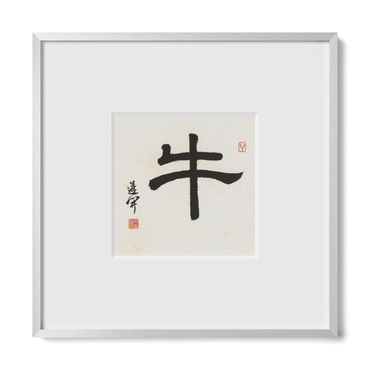 Thumbnail Label: 10X10" Silver Premium Metal | Gallery Source: Transparent