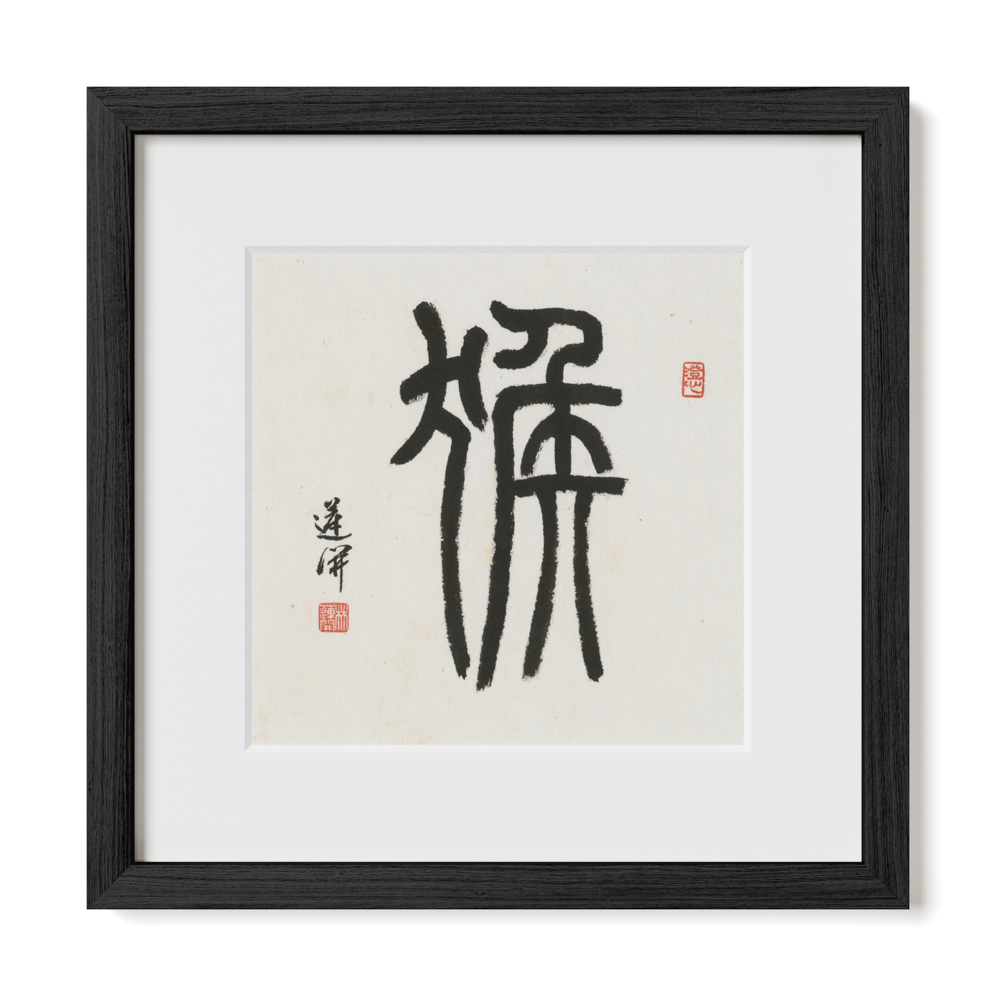 Thumbnail Label: 12X12" Black Premium Oak | Gallery Source: Transparent