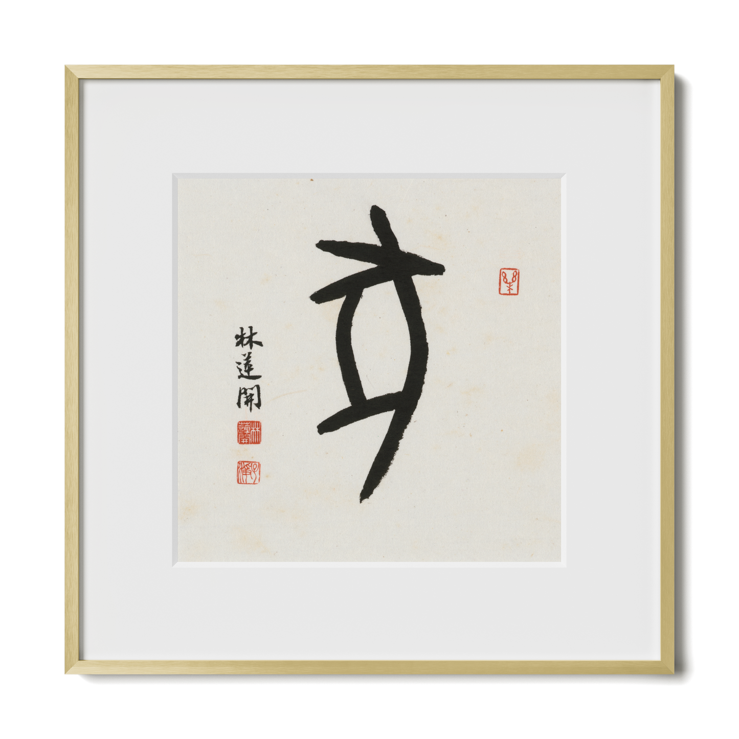 Thumbnail Label: 12X12" Gold Premium Metal | Gallery Source: Transparent