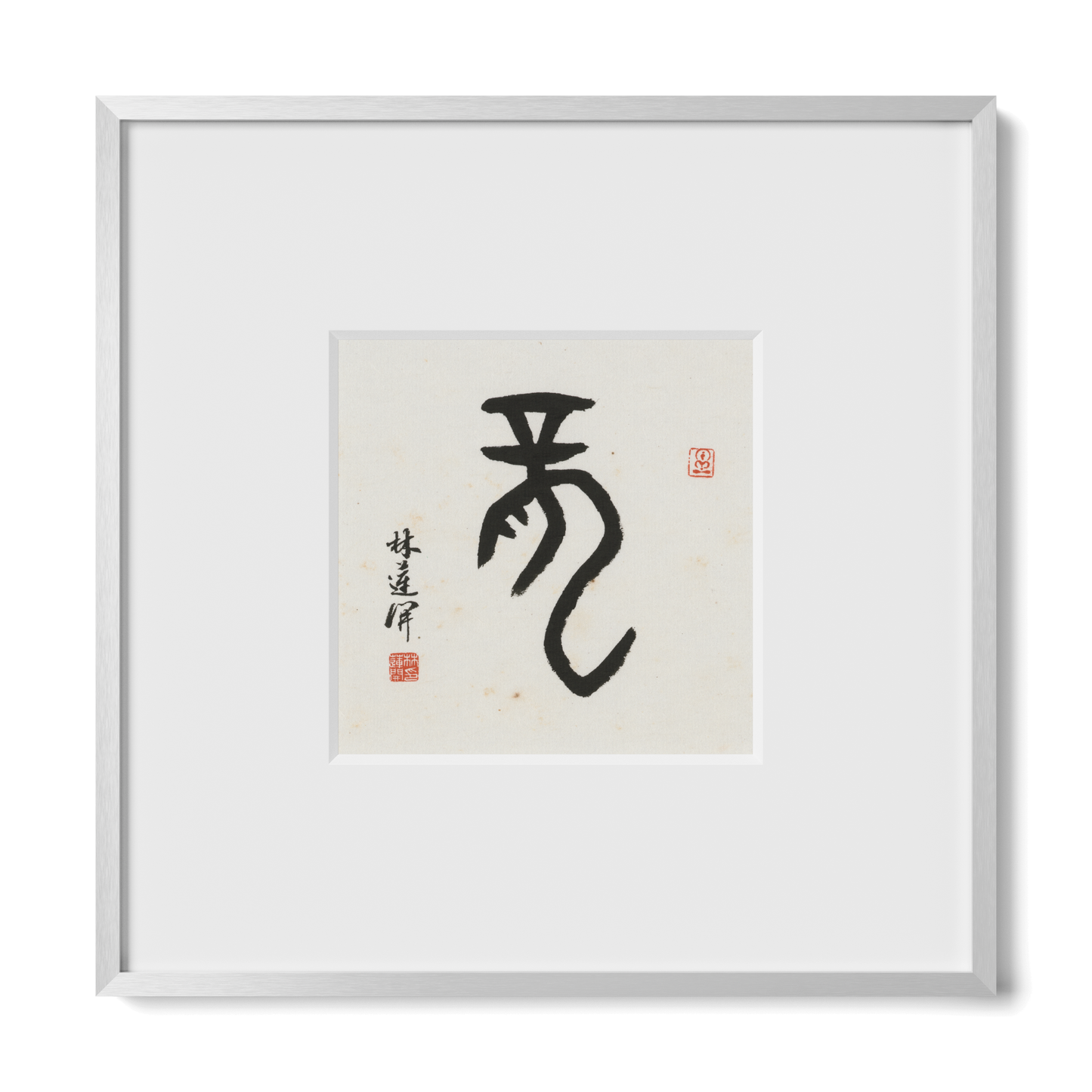 Thumbnail Label: 10X10" Silver Premium Metal | Gallery Source: Transparent