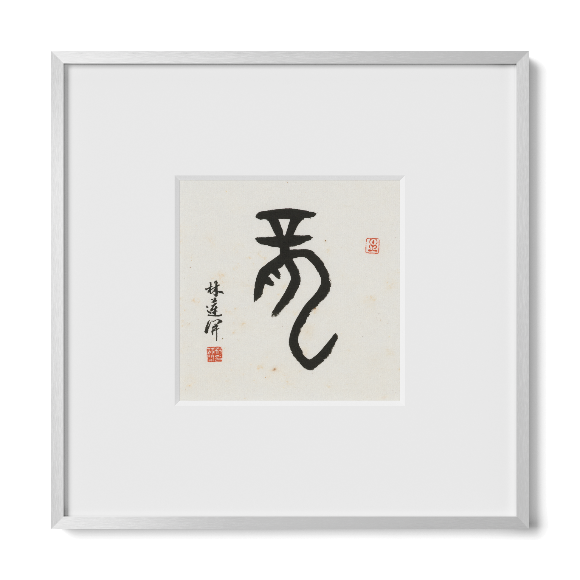 Thumbnail Label: 10X10" Silver Premium Metal | Gallery Source: Transparent