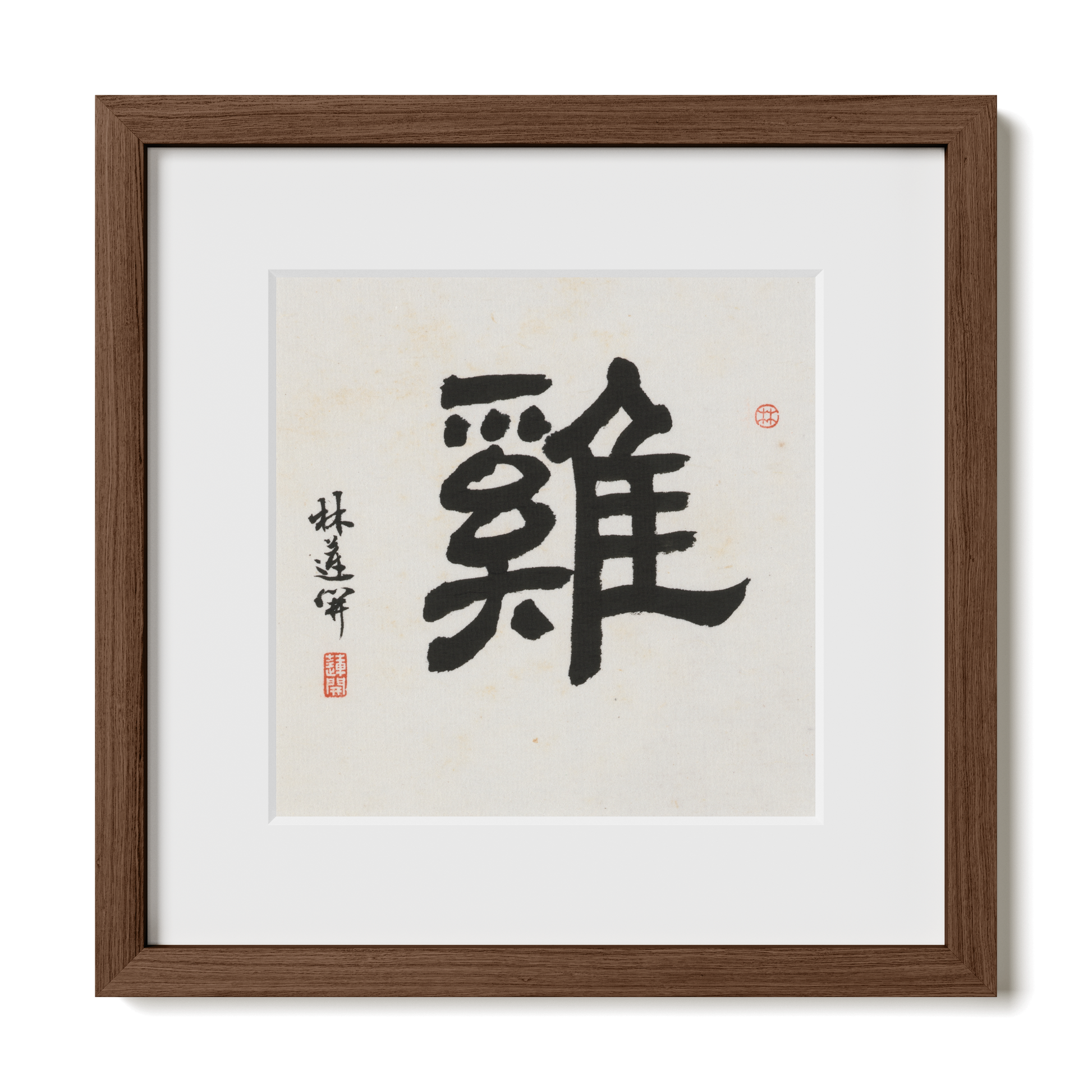 Thumbnail Label: 12X12" Walnut Premium Oak | Gallery Source: Transparent