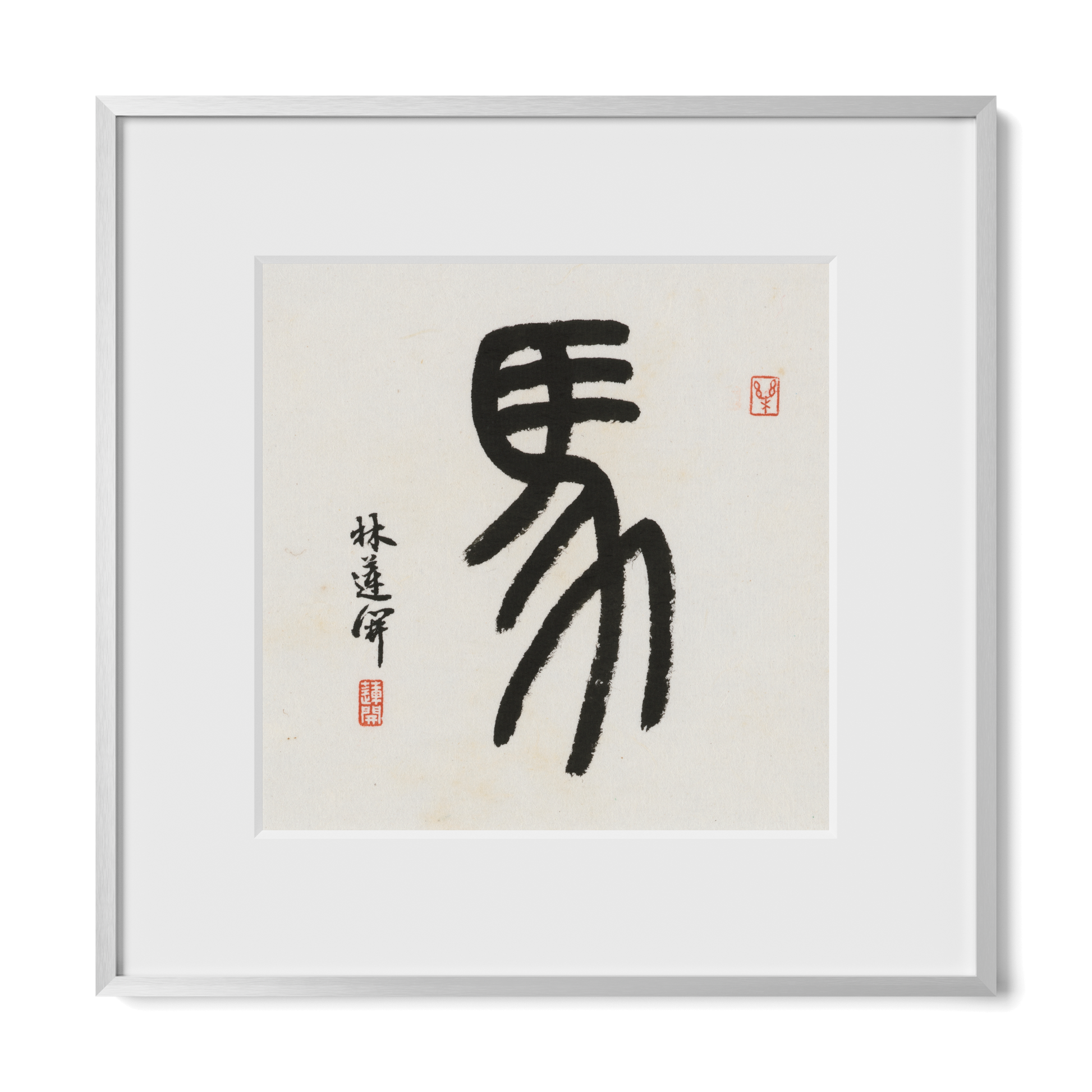 Thumbnail Label: 12X12" Silver Premium Metal | Gallery Source: Transparent