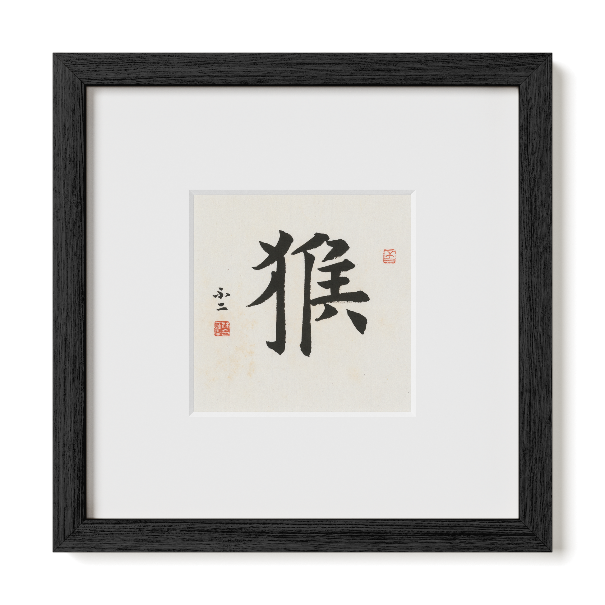 Thumbnail Label: 10X10" Black Premium Oak | Gallery Source: Transparent