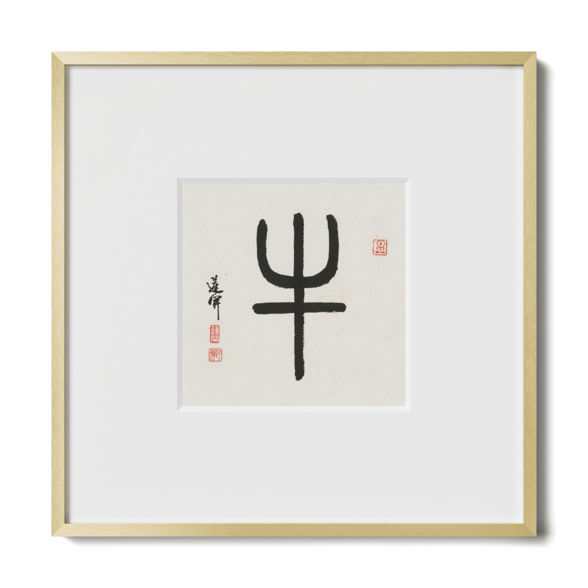 Thumbnail Label: 10X10" Gold Premium Metal | Gallery Source: Transparent