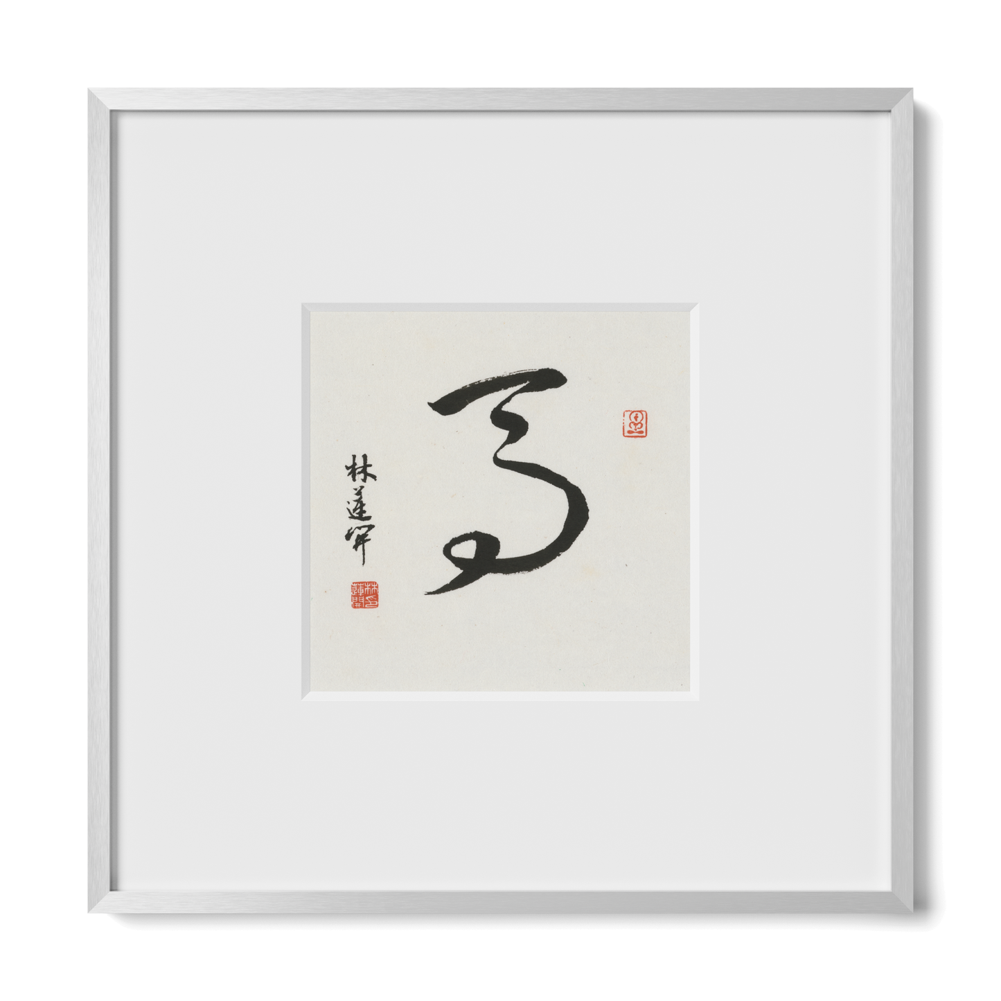 Thumbnail Label: 10X10" Silver Premium Metal | Gallery Source: Transparent