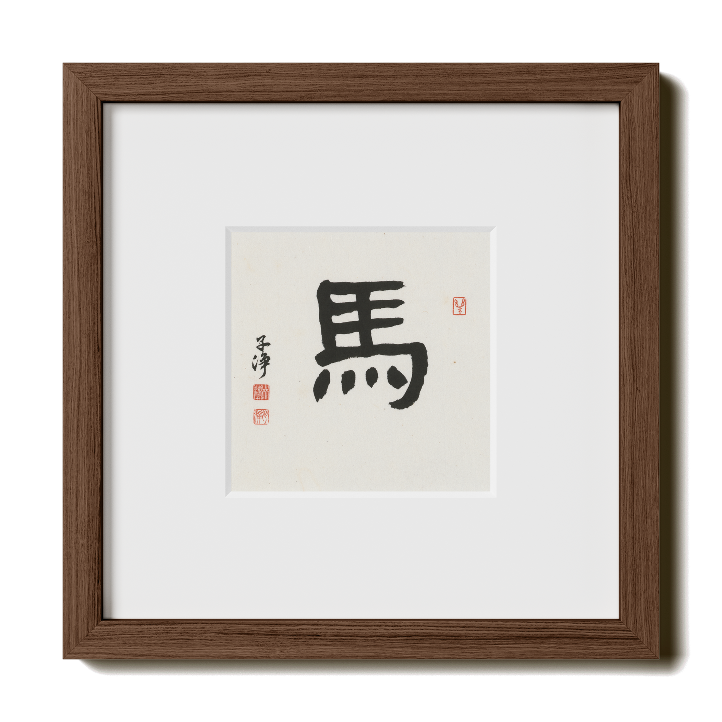 Thumbnail Label: 10X10" Walnut Premium Oak | Gallery Source: Transparent