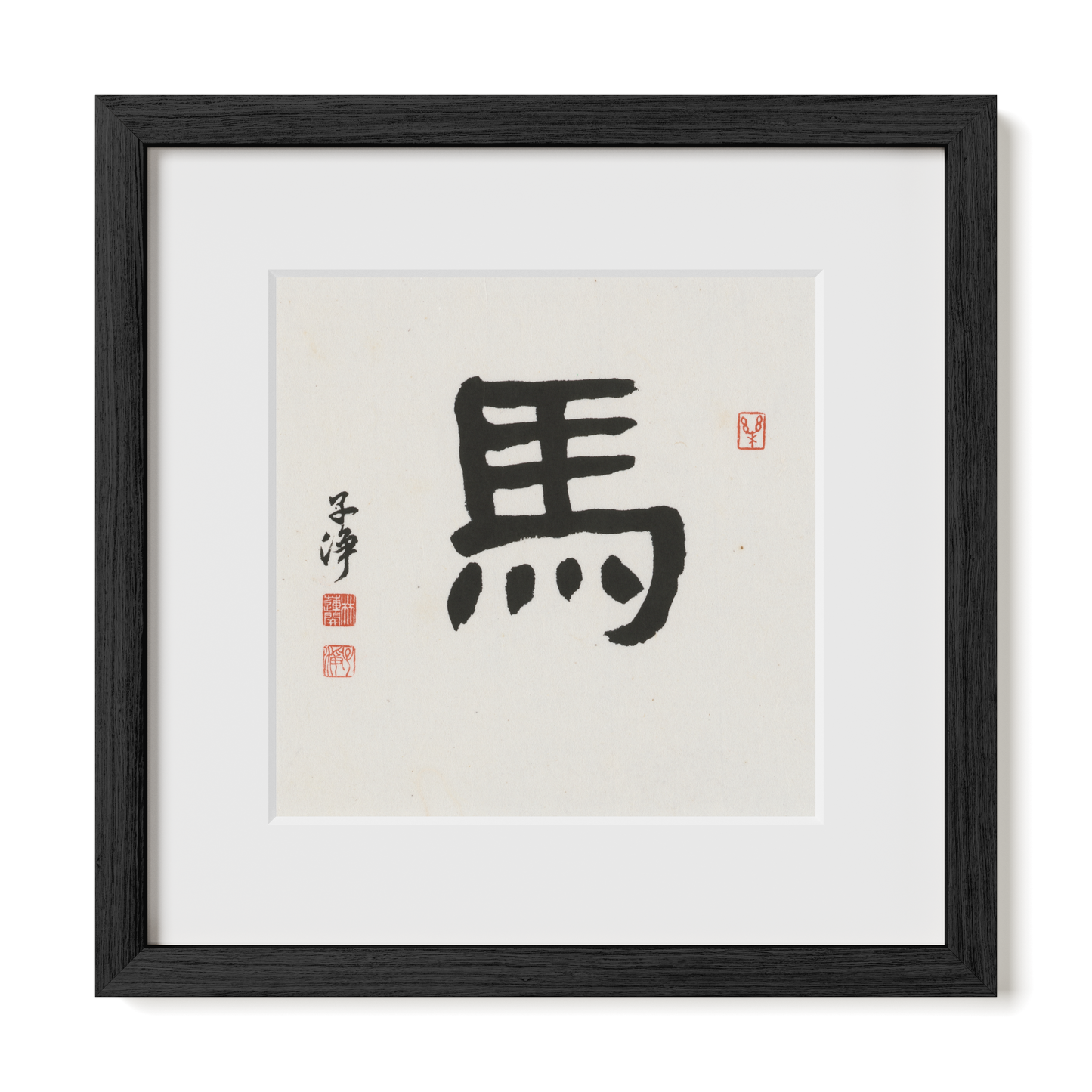 Thumbnail Label: 12X12" Black Premium Oak | Gallery Source: Transparent