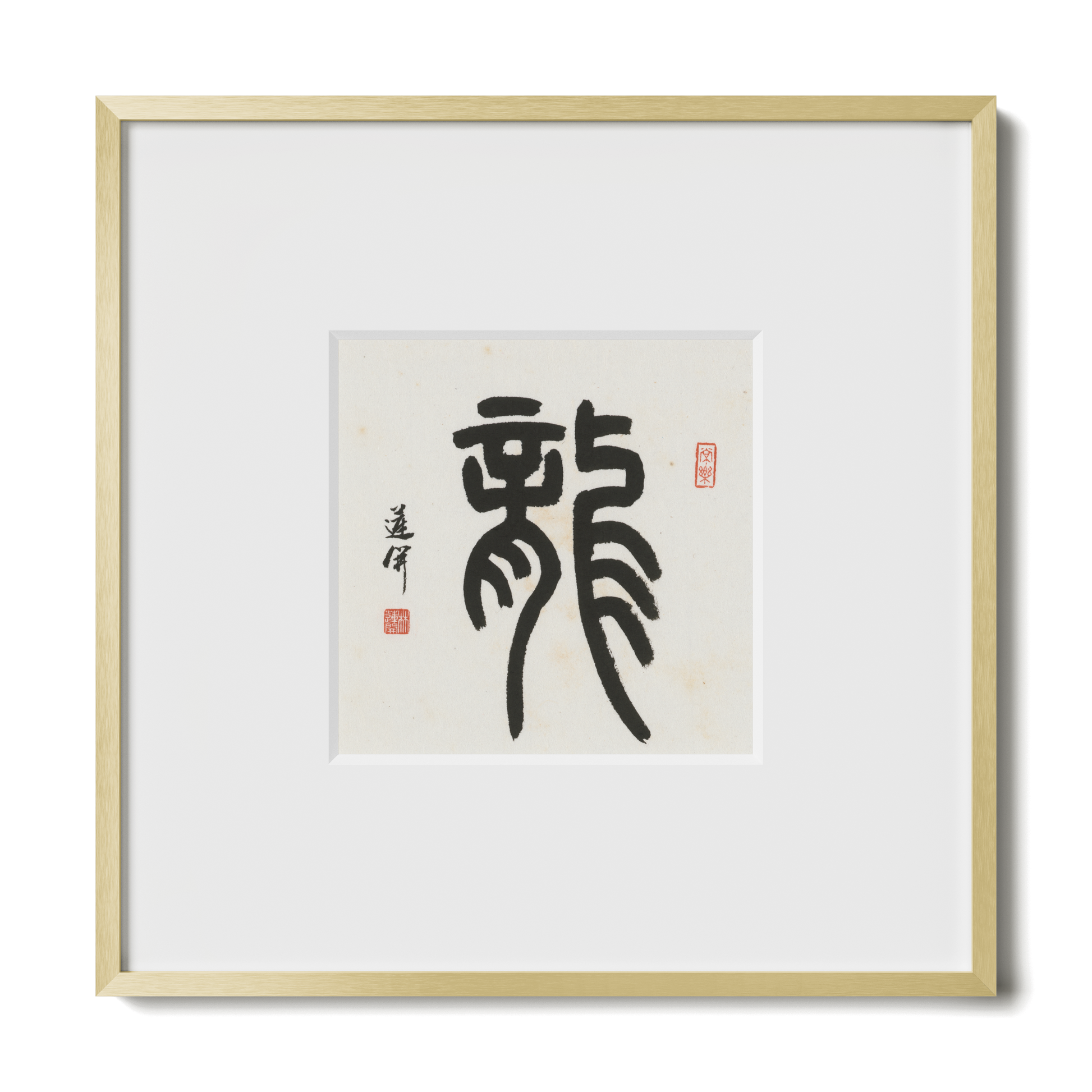Thumbnail Label: 10X10" Gold Premium Metal | Gallery Source: Transparent
