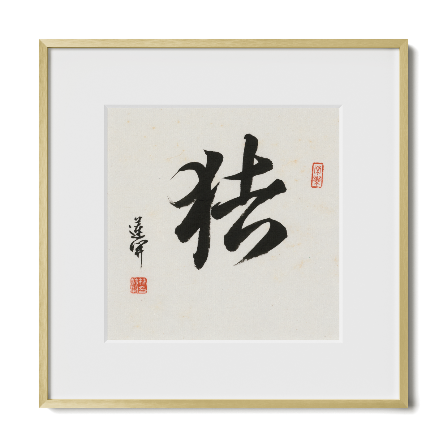 Thumbnail Label: 12X12" Gold Premium Metal | Gallery Source: Transparent