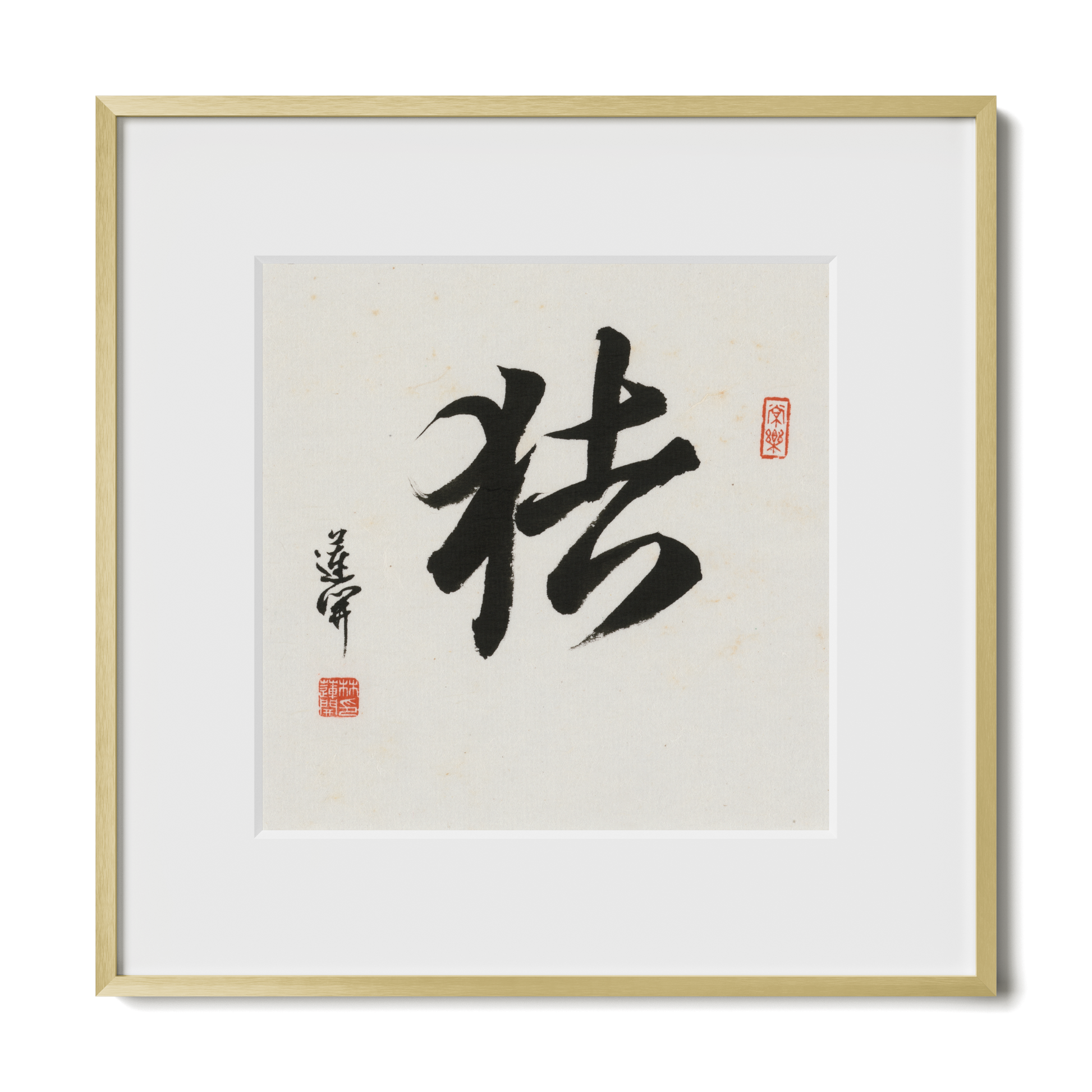 Thumbnail Label: 12X12" Gold Premium Metal | Gallery Source: Transparent