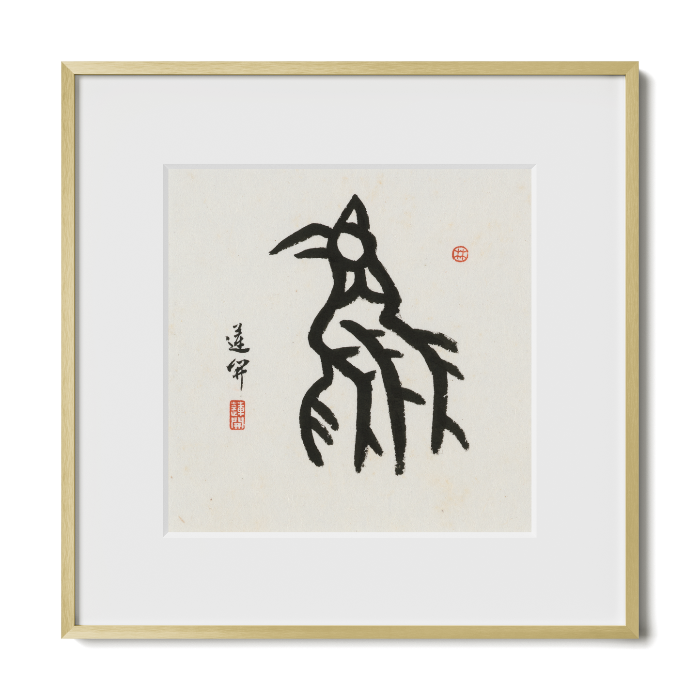 Thumbnail Label: 12X12" Gold Premium Metal | Gallery Source: Transparent