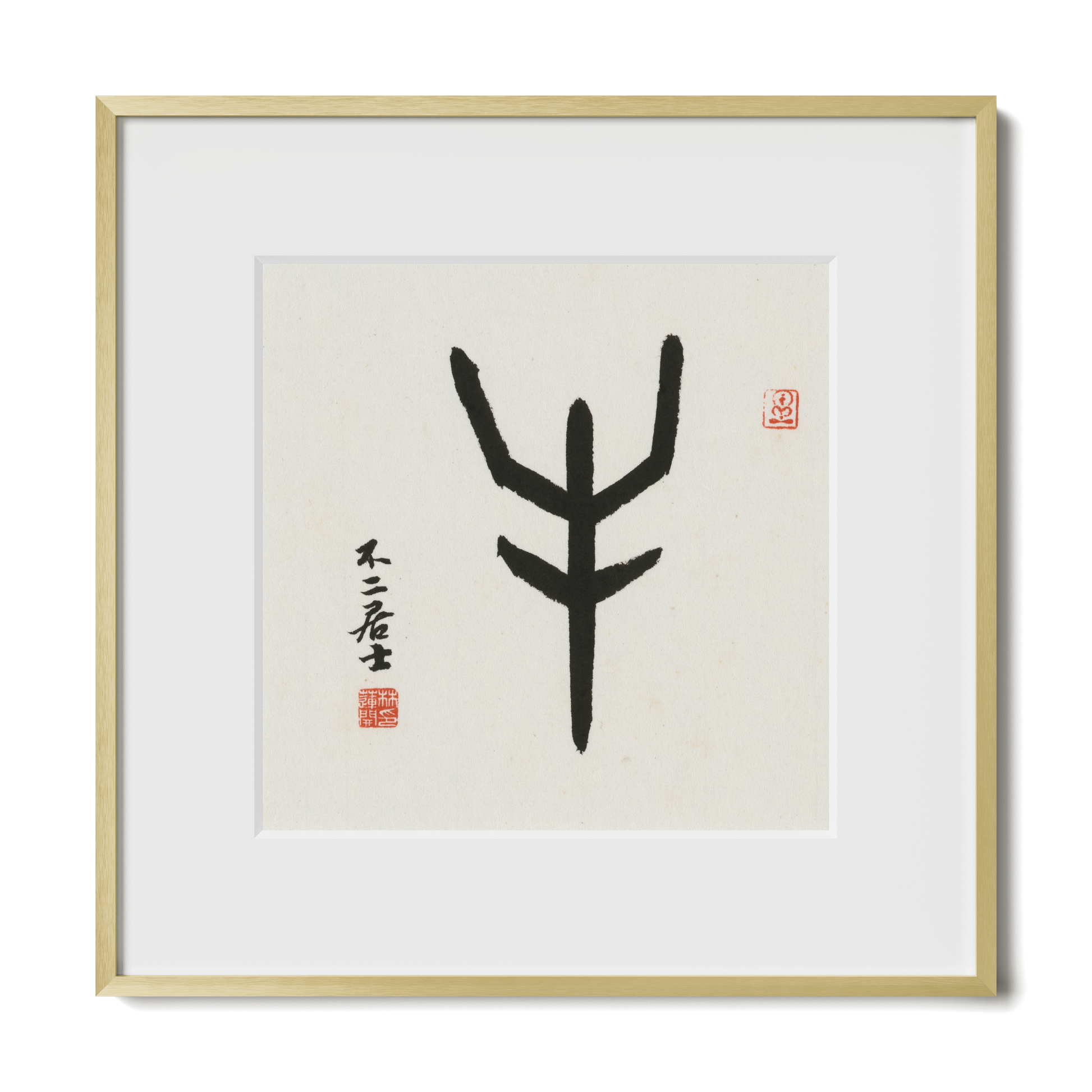 Thumbnail Label: 12X12" Gold Premium Metal | Gallery Source: Transparent