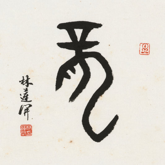 Dragon Oracle Bone Script Chinese zodiac calligraphy artwork | Gallery Role: Artwork Hero