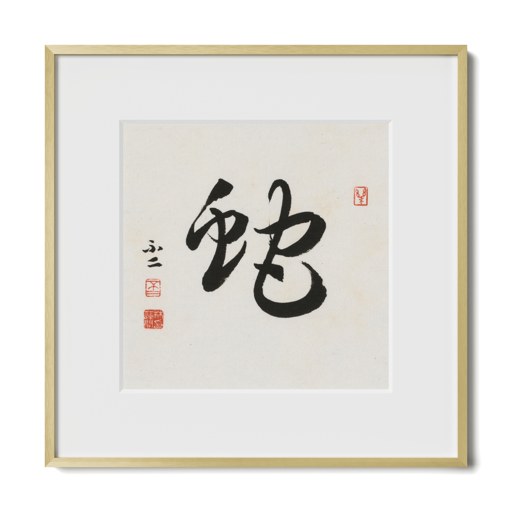 Thumbnail Label: 12X12" Gold Premium Metal | Gallery Source: Transparent