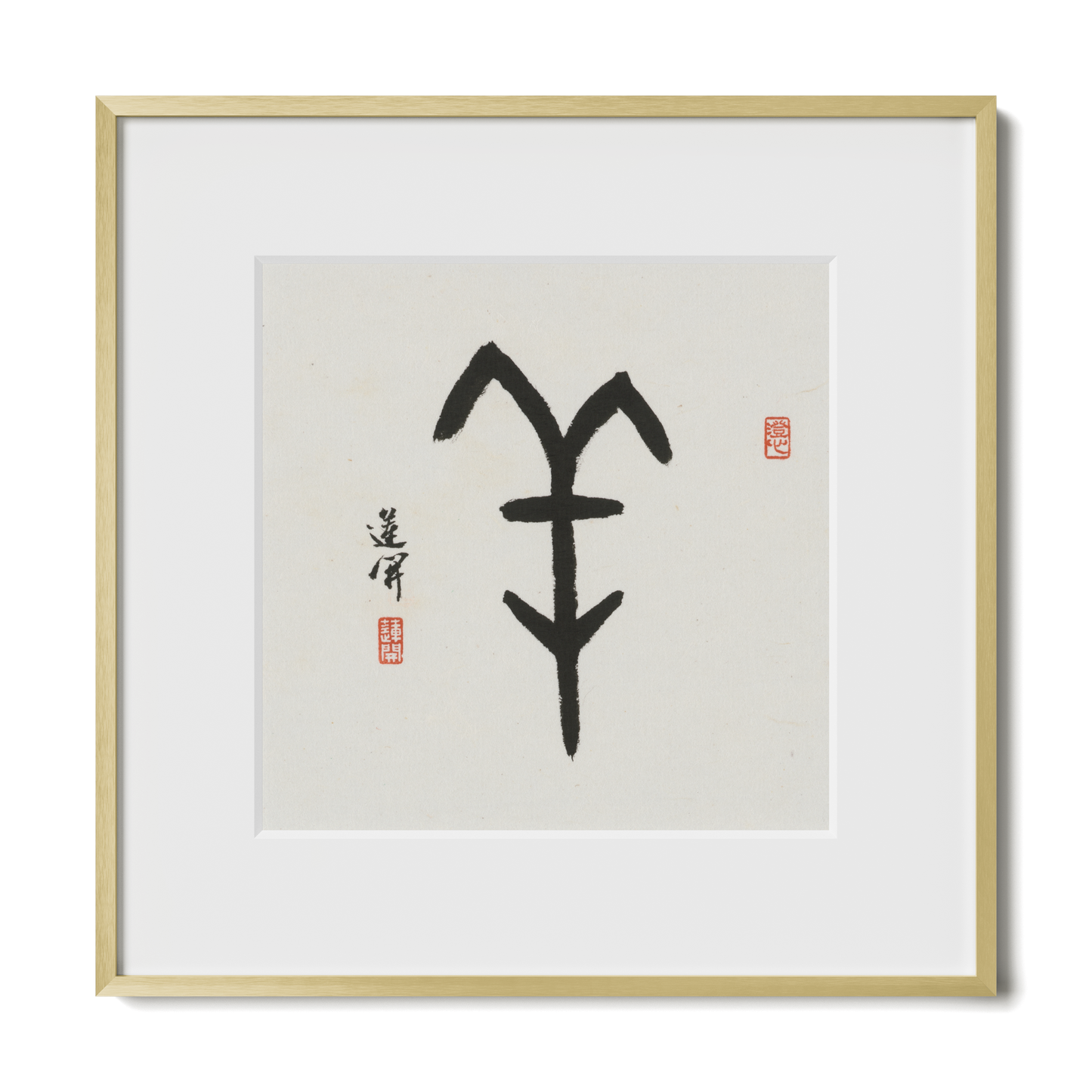 Thumbnail Label: 12X12" Gold Premium Metal | Gallery Source: Transparent