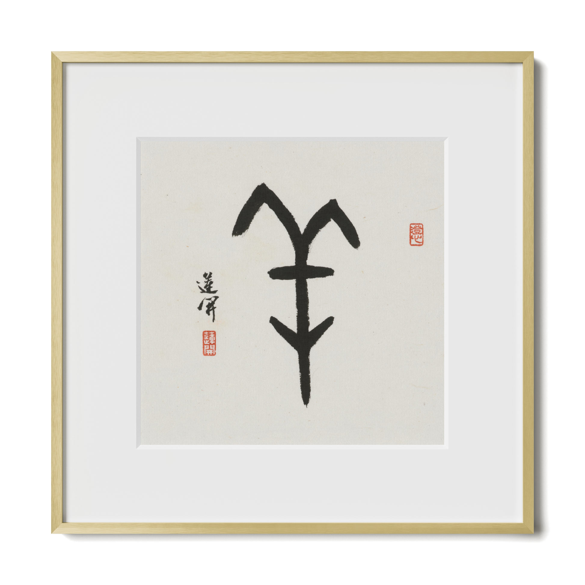 Thumbnail Label: 12X12" Gold Premium Metal | Gallery Source: Transparent
