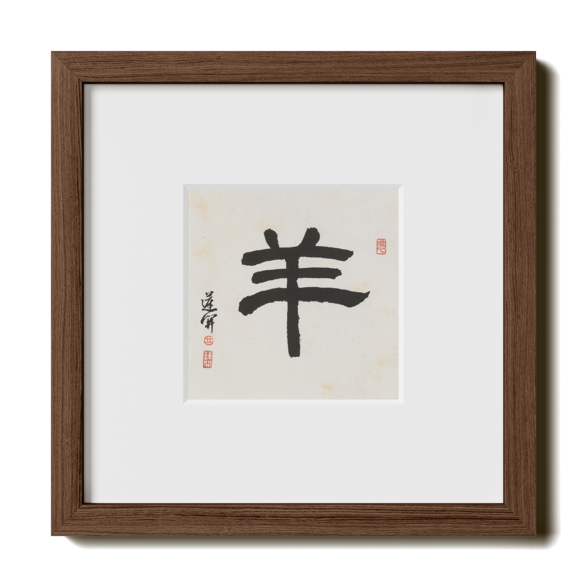 Thumbnail Label: 10X10" Walnut Premium Oak | Gallery Source: Transparent