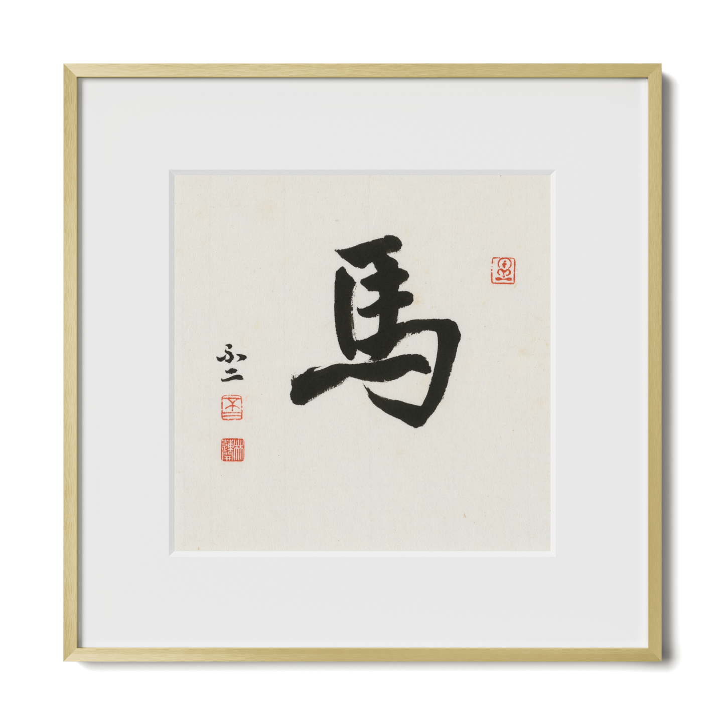 Thumbnail Label: 12X12" Gold Premium Metal | Gallery Source: Transparent