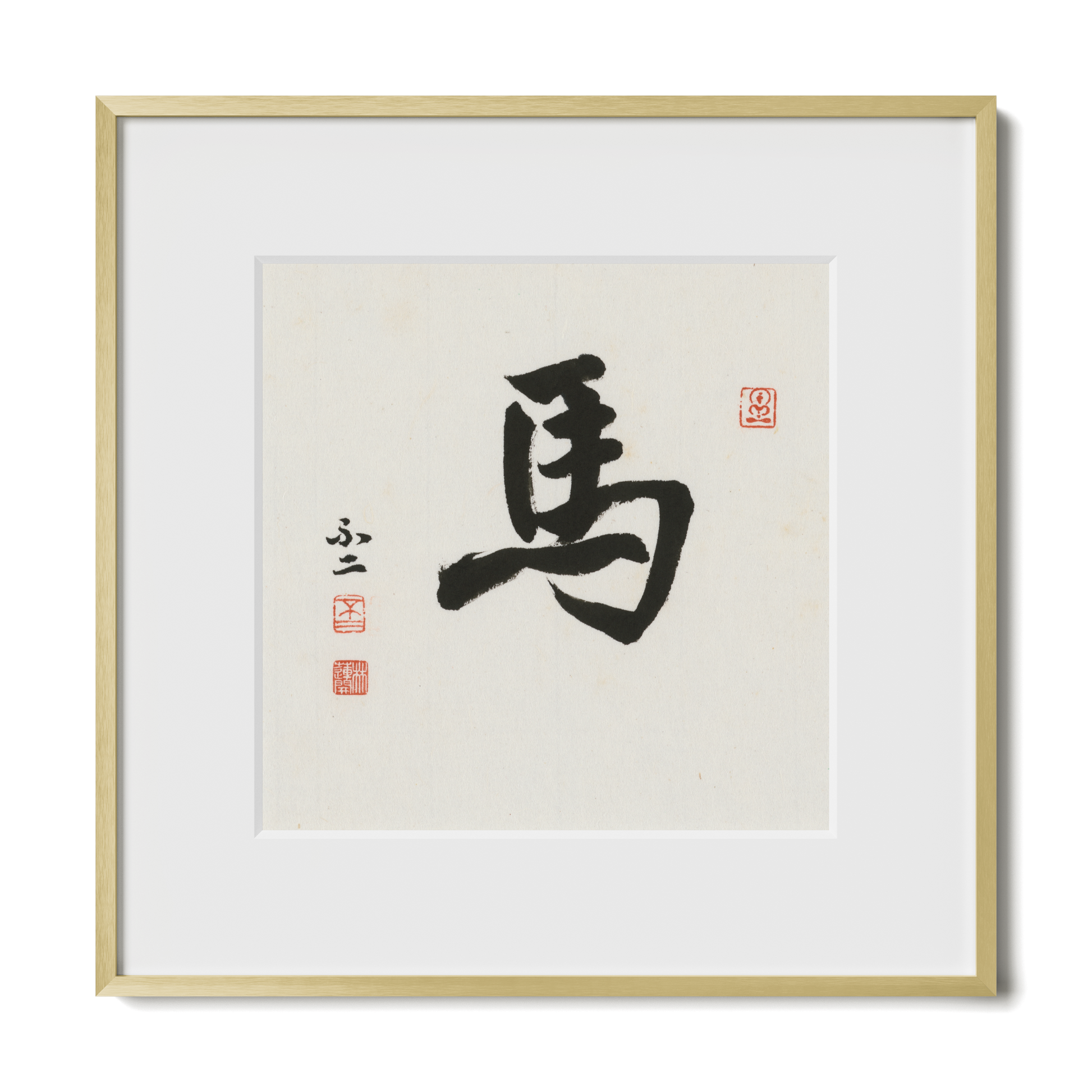 Thumbnail Label: 12X12" Gold Premium Metal | Gallery Source: Transparent