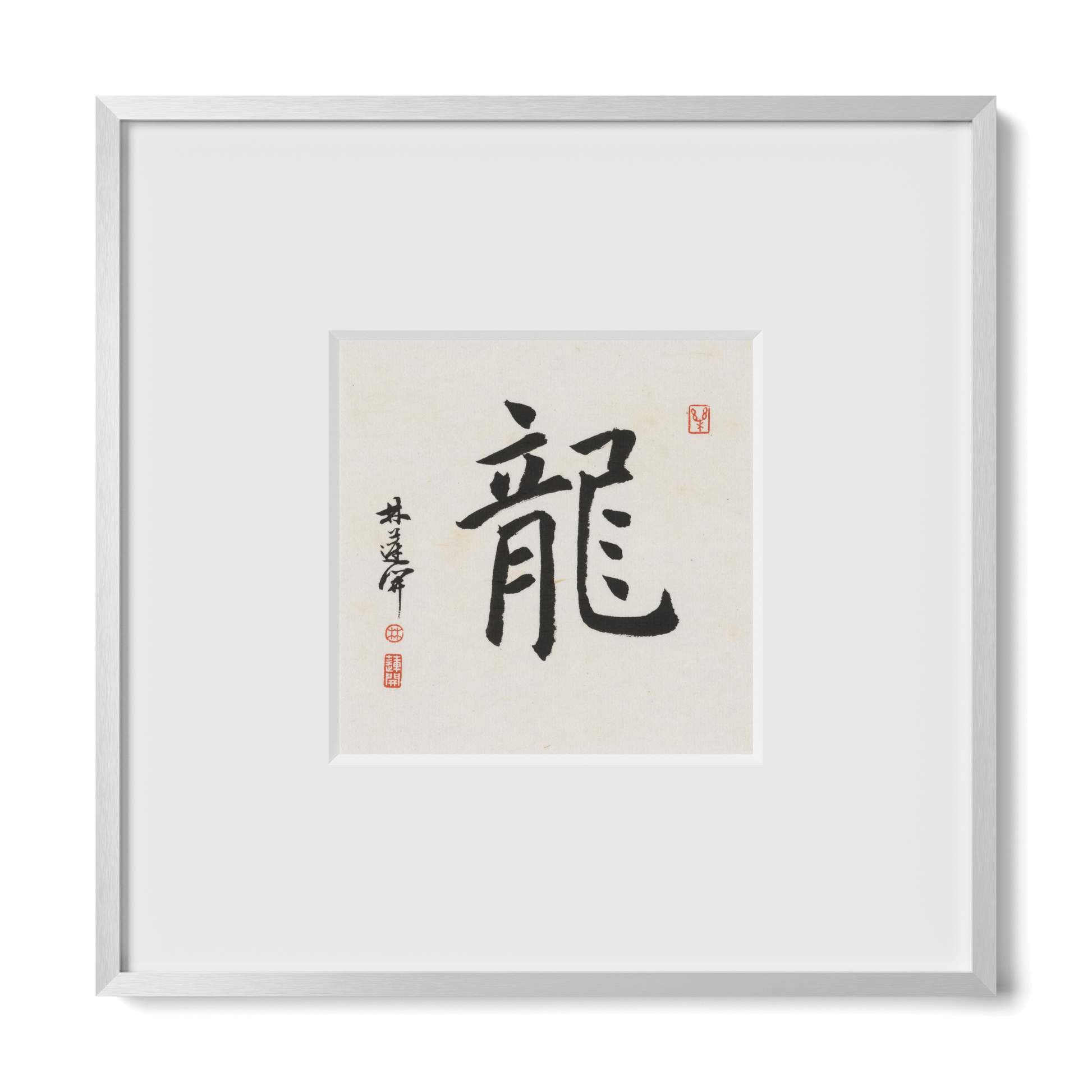 Thumbnail Label: 10X10" Silver Premium Metal | Gallery Source: Transparent