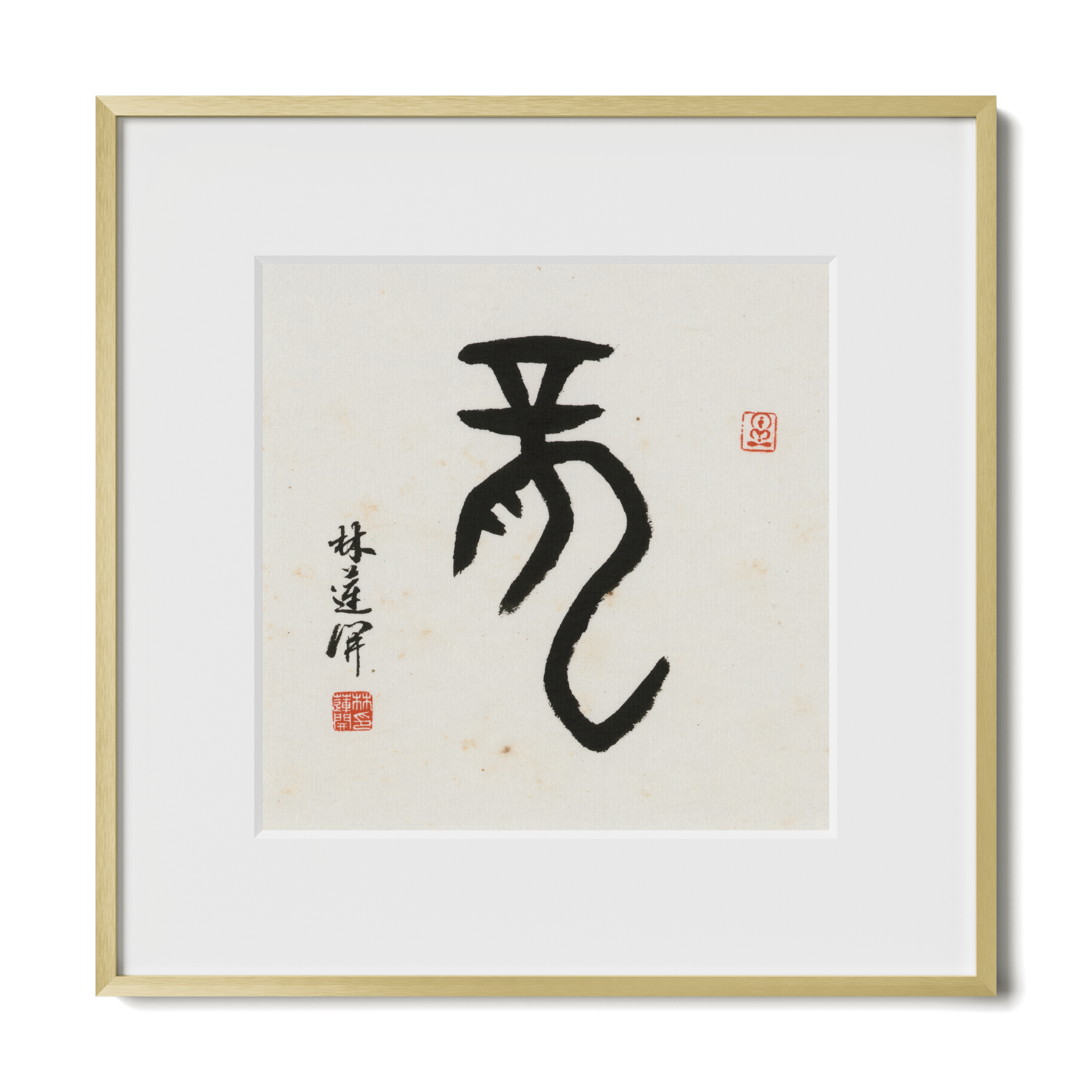 Thumbnail Label: 12X12" Gold Premium Metal | Gallery Source: Transparent
