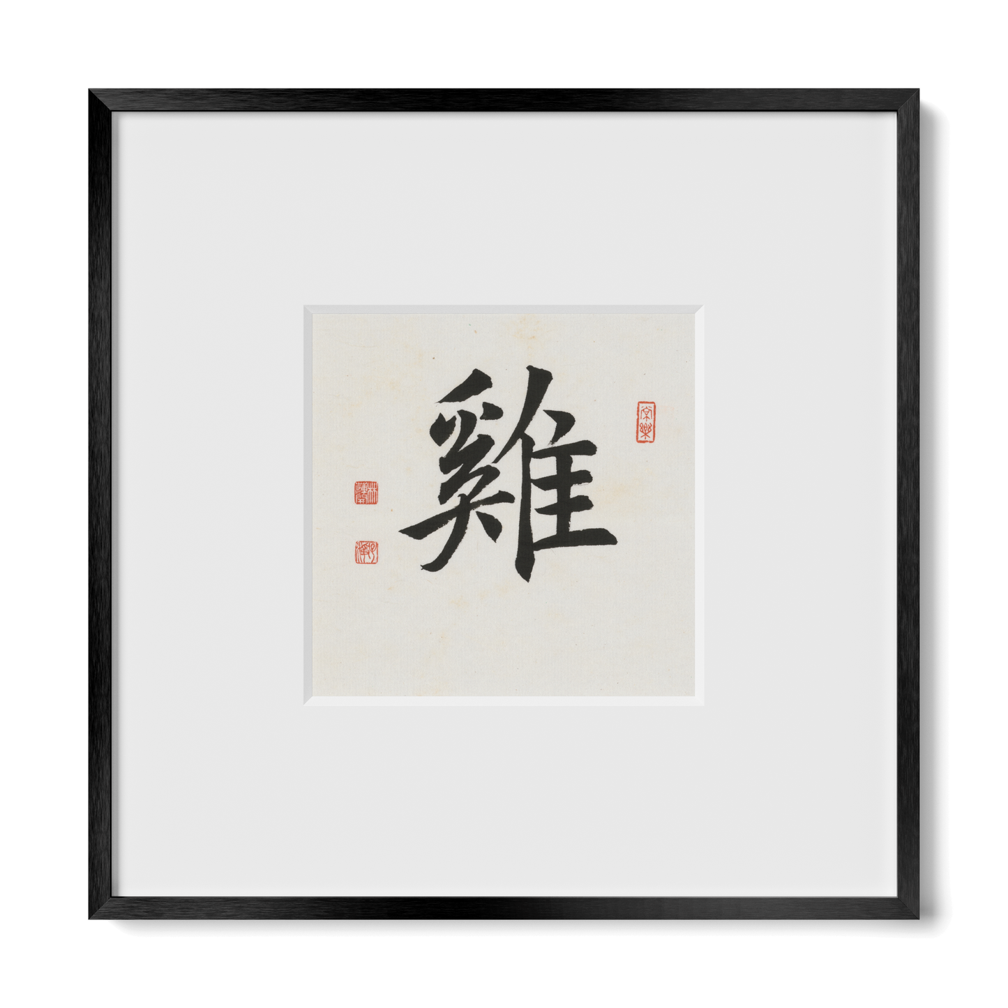 Thumbnail Label: 10X10" Black Premium Metal | Gallery Source: Transparent