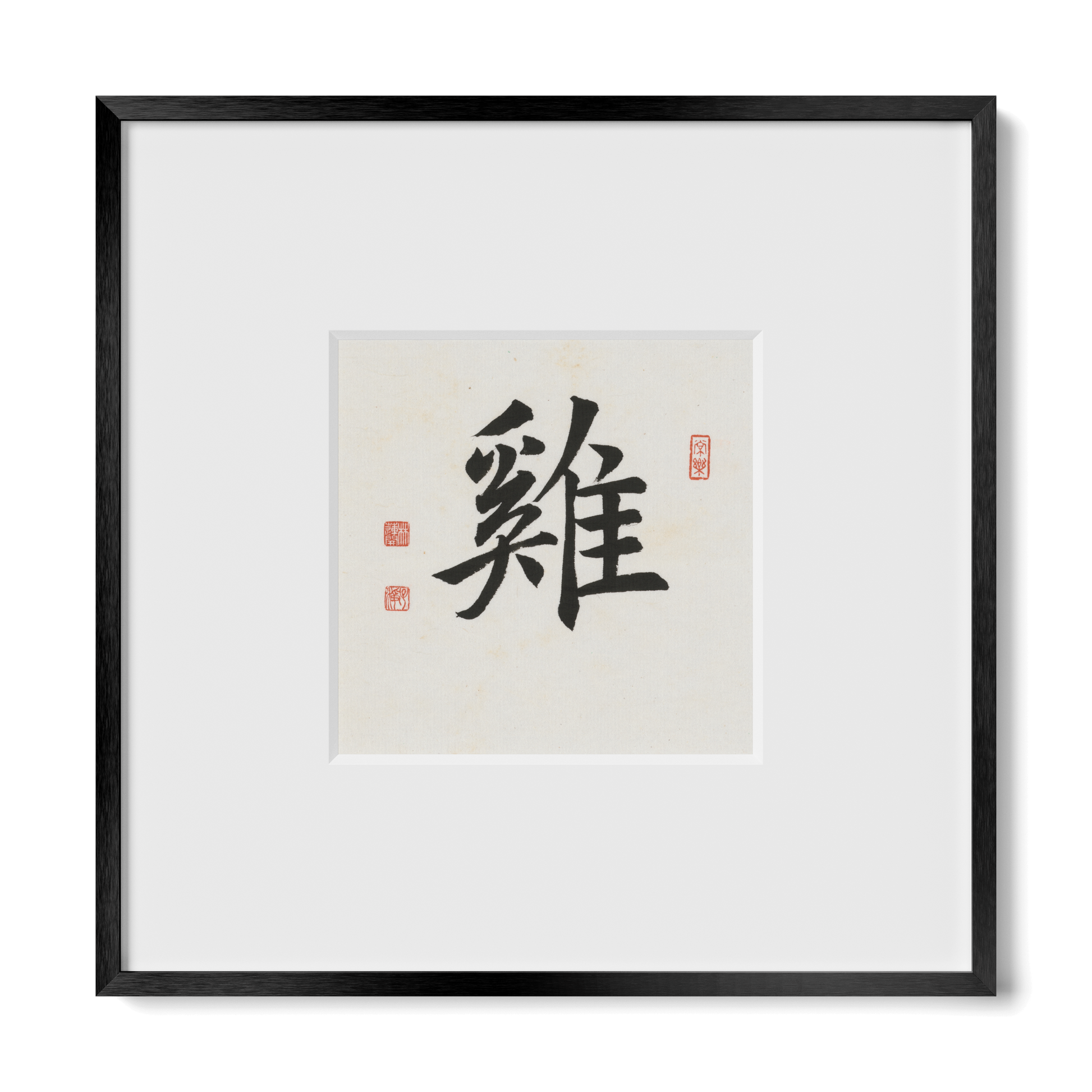Thumbnail Label: 10X10" Black Premium Metal | Gallery Source: Transparent