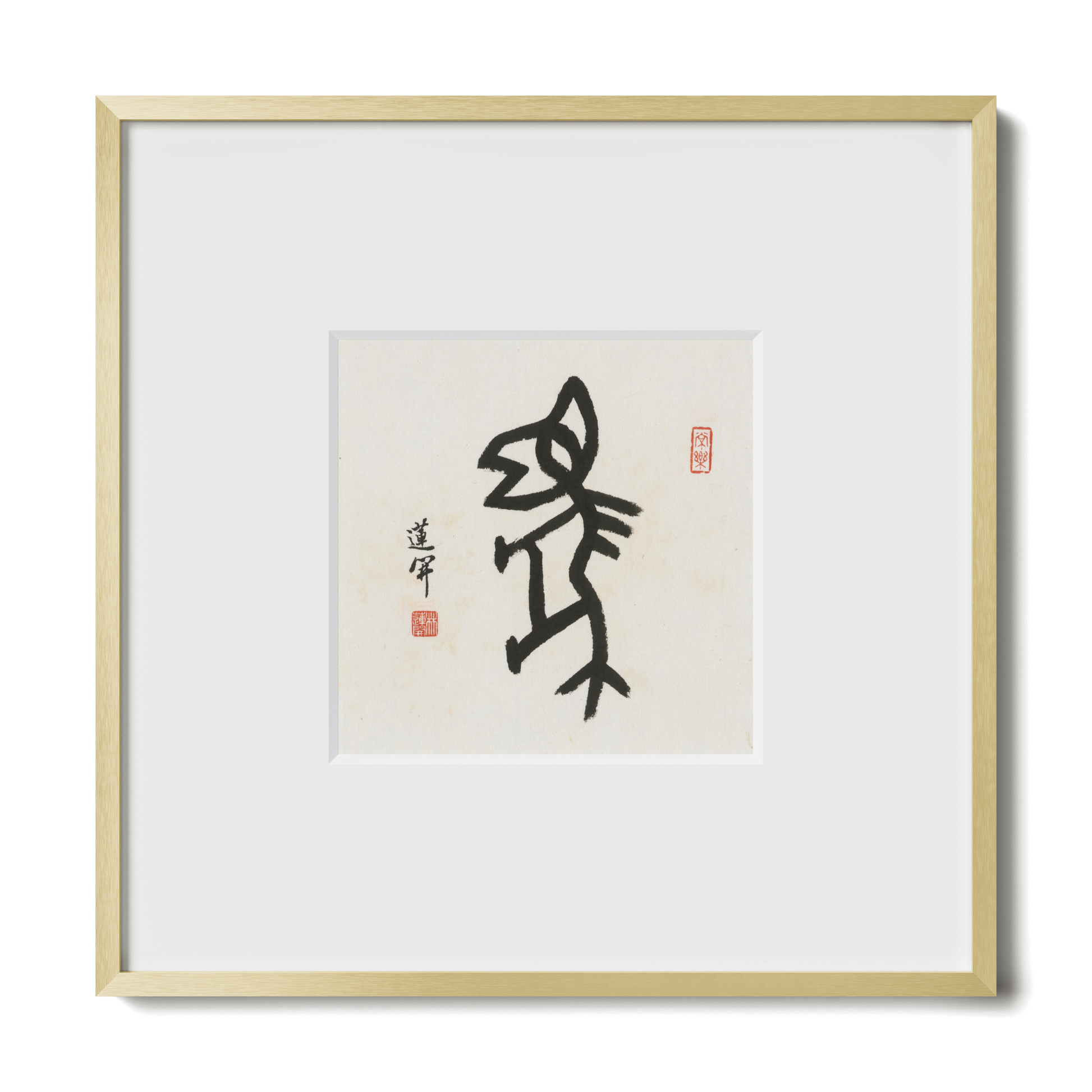 Thumbnail Label: 10X10" Gold Premium Metal | Gallery Source: Transparent