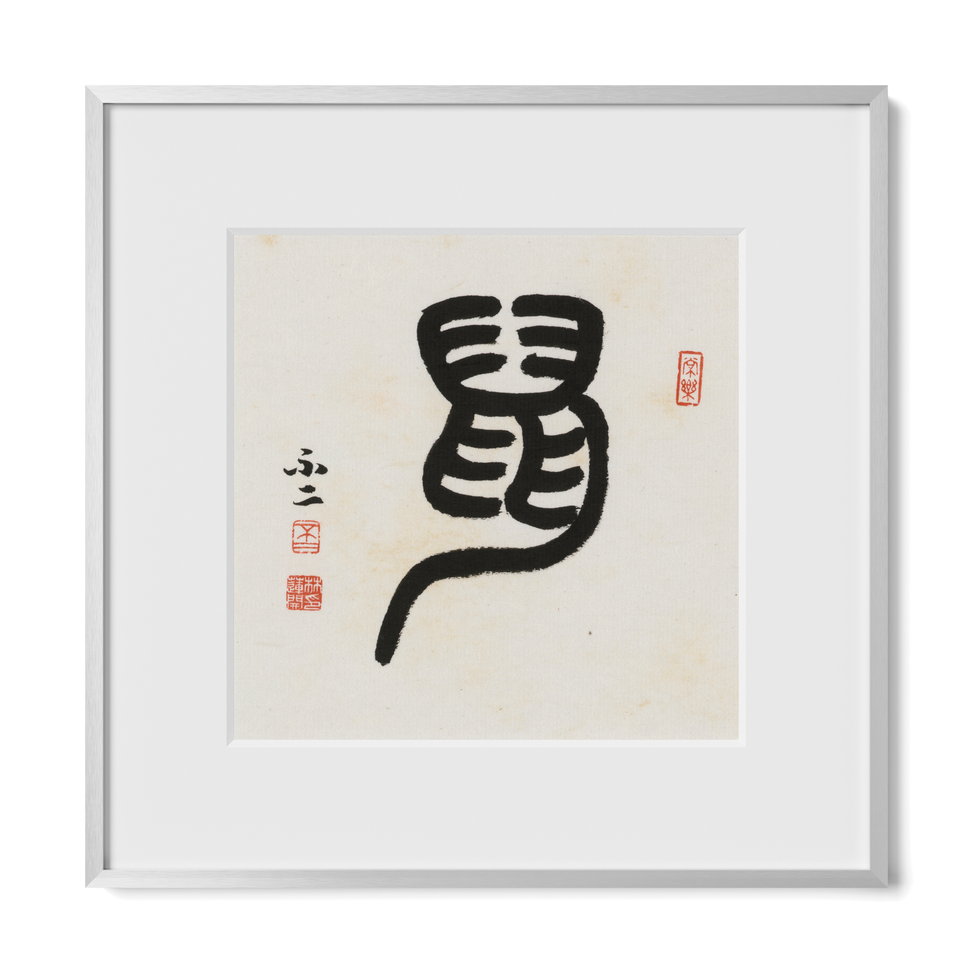 Thumbnail Label: 12X12" Silver Premium Metal