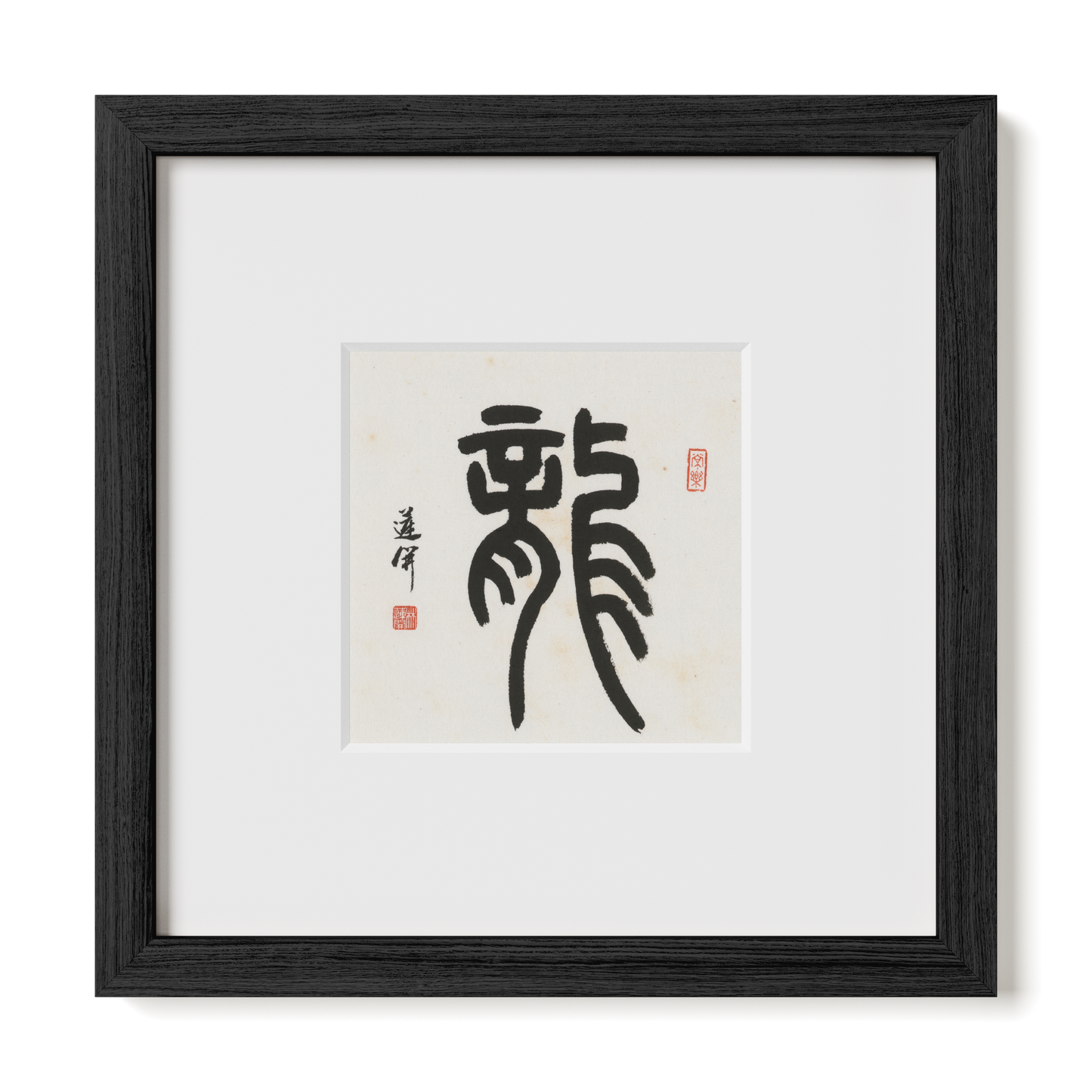 Thumbnail Label: 10X10" Black Premium Oak | Gallery Source: Transparent