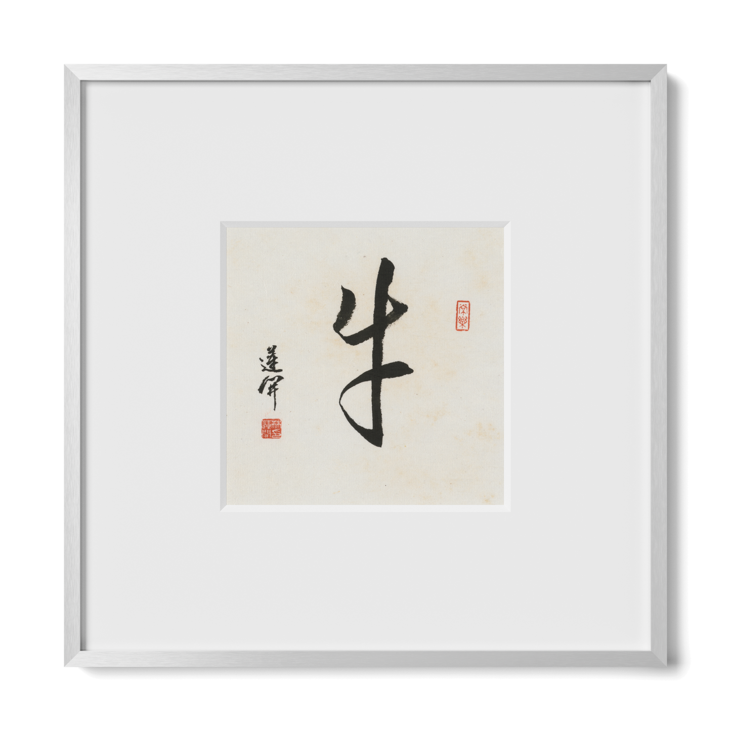 Thumbnail Label: 10X10" Silver Premium Metal | Gallery Source: Transparent