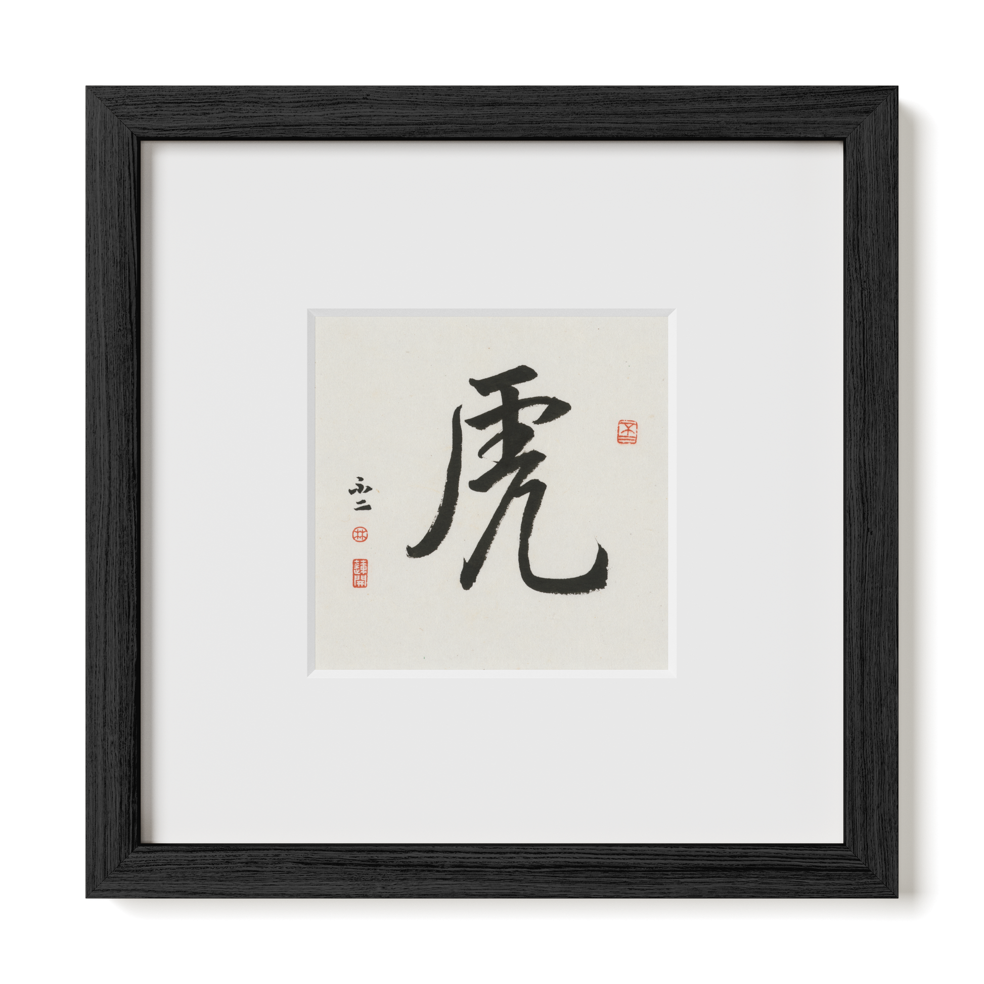 Thumbnail Label: 10X10" Black Premium Oak | Gallery Source: Transparent