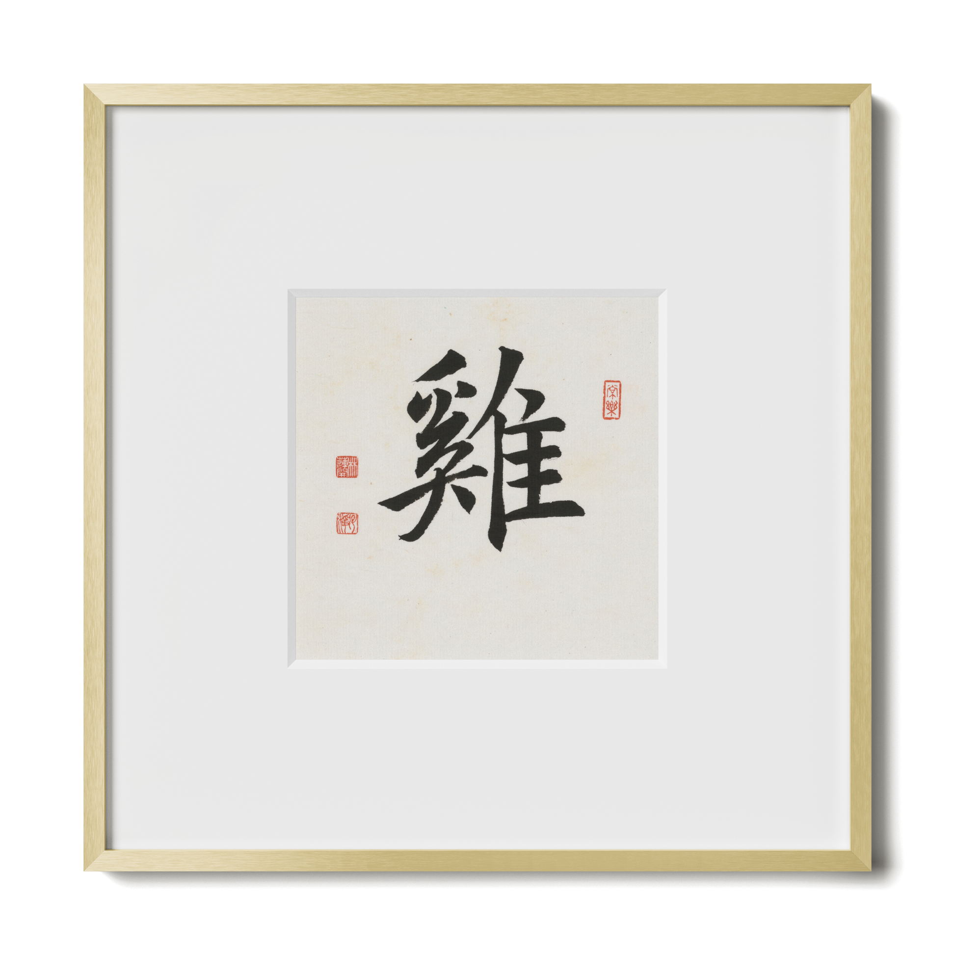 Thumbnail Label: 10X10" Gold Premium Metal | Gallery Source: Transparent